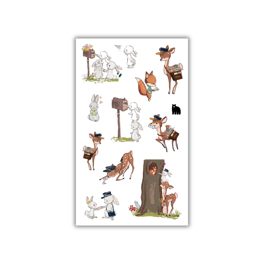 Woodland Mail - Four Bears Sticker Club