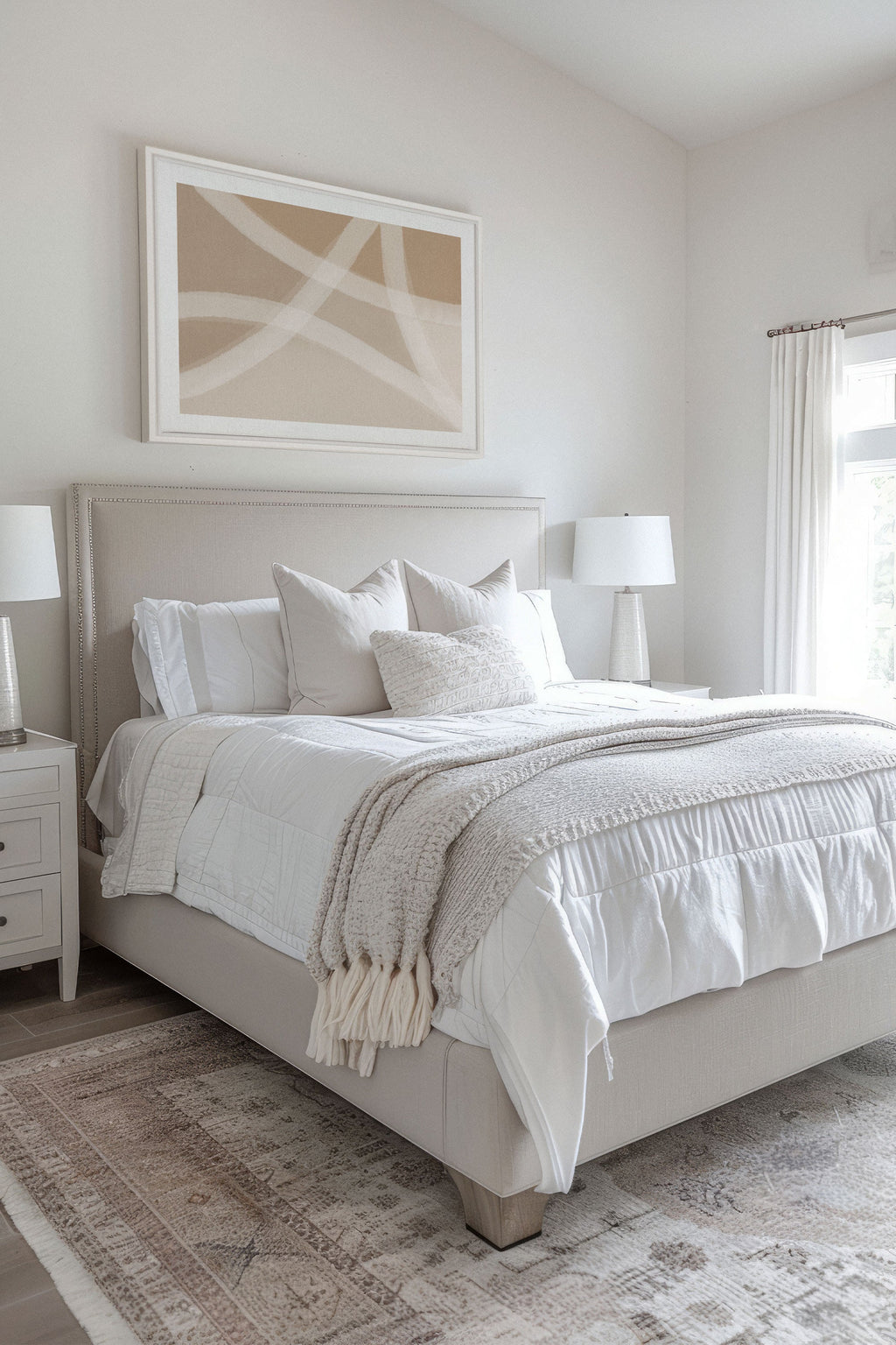 Linen Softness, Stretched Canvas Artwork
