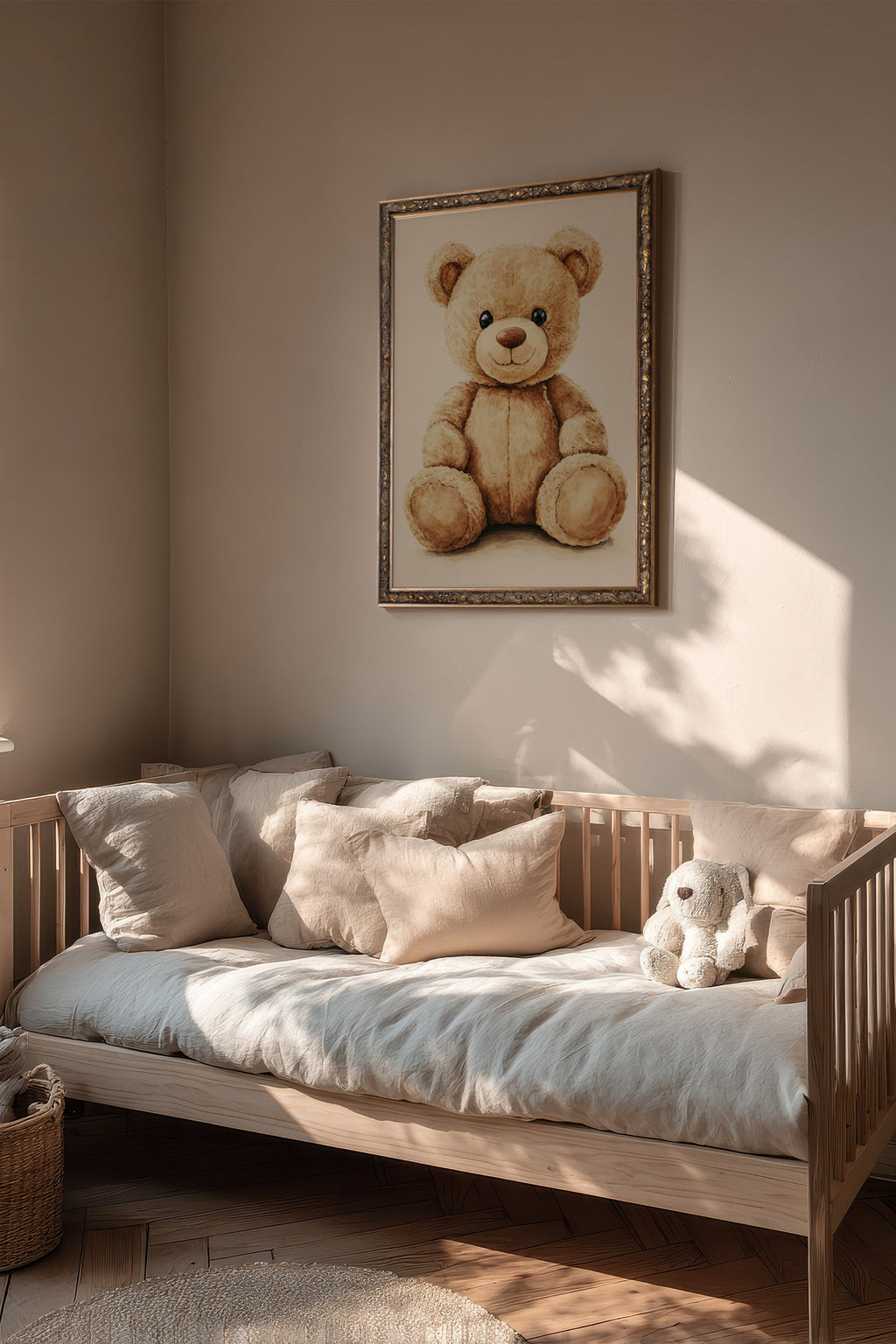 Tender Bear, Vintage Bronze Frame