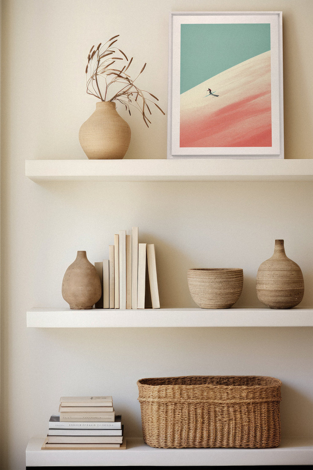 Frosty Glide, Stretched Canvas Artwork