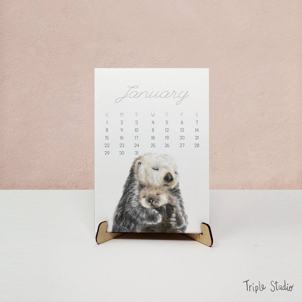 2026 Desk Calendar: Baby & Mommy