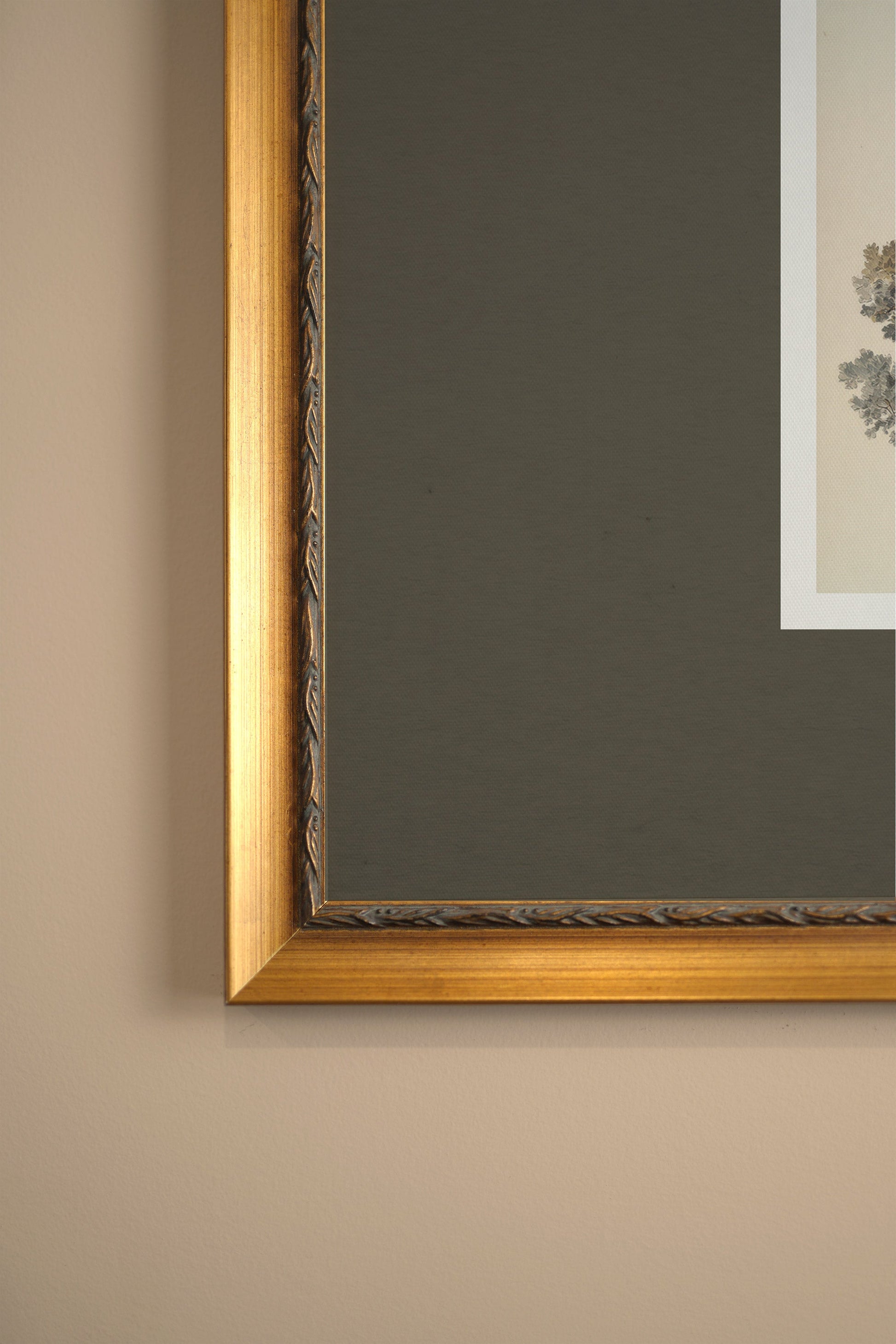 SILENT WISDOM, VINTAGE GOLD FRAME