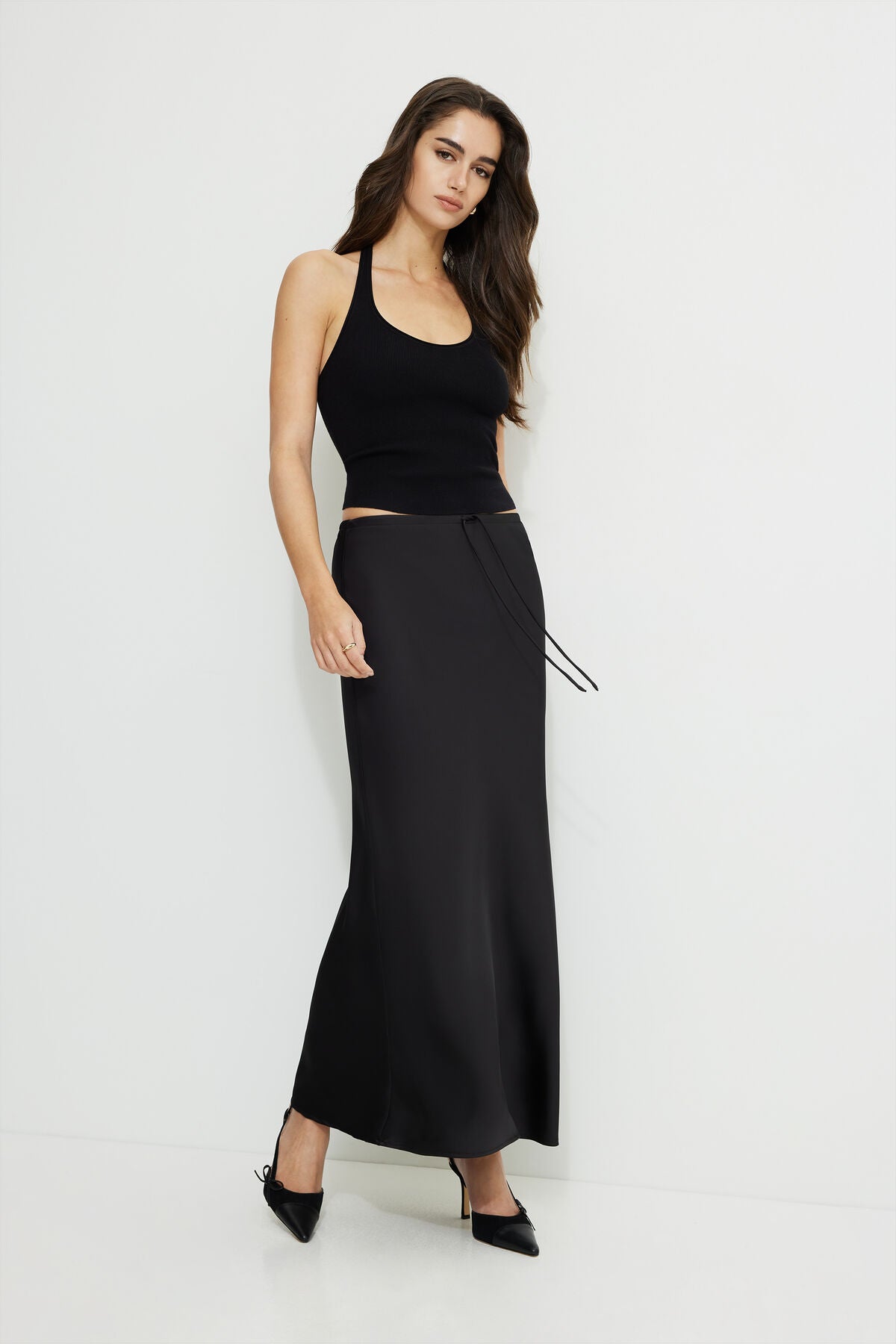 Haut dos nu côtelé Mary