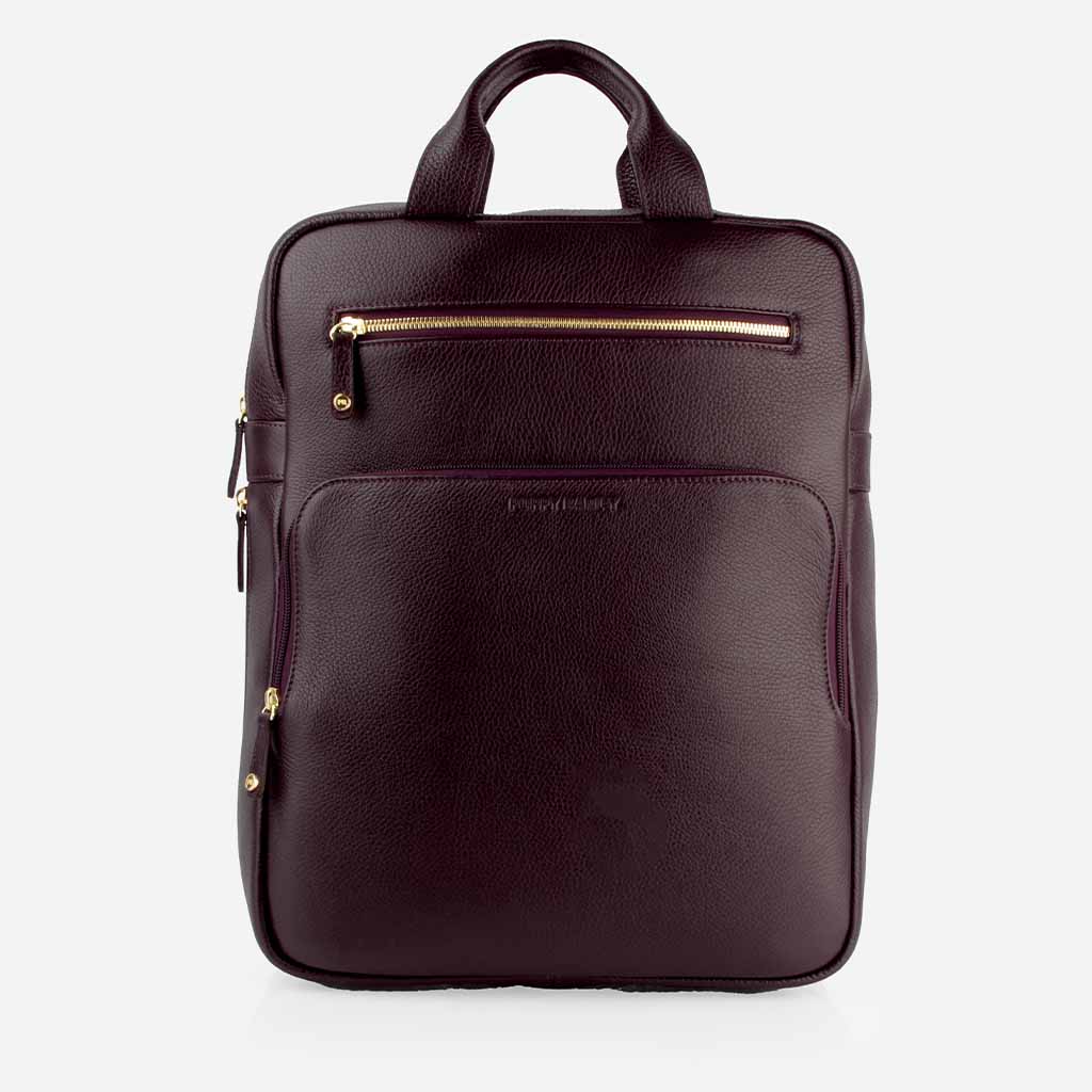 The Refined Backpack Plum