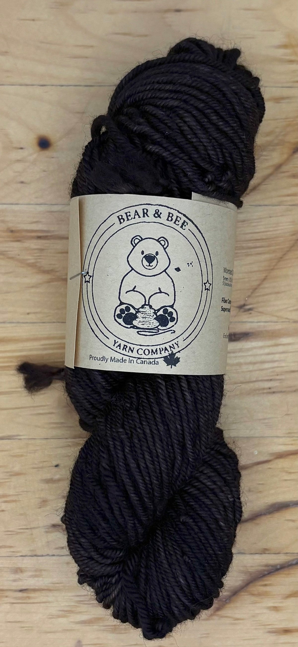 Superwash Merino - Worsted - 100g  Made in Canada