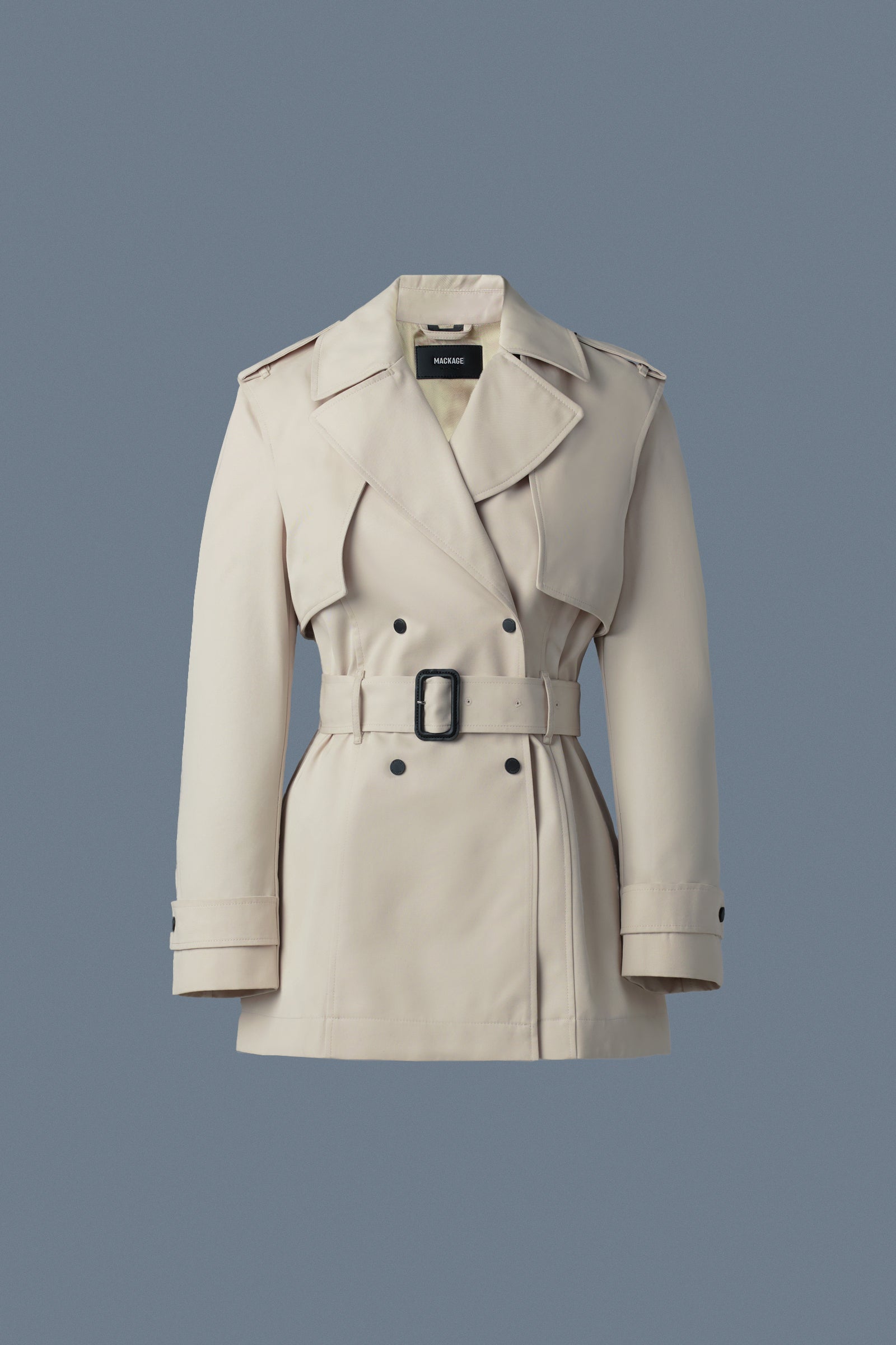 Trench mi-long ADVA avec ceinture à boucle