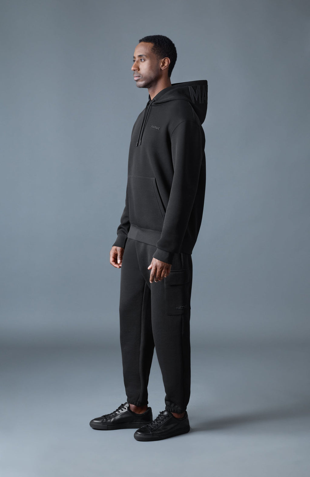 KOLTON Double-Face Jersey Logo Hoodie