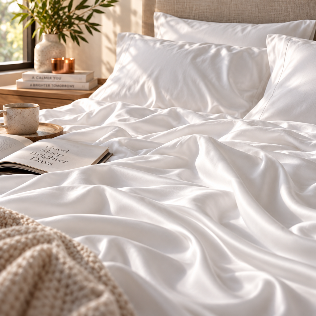 Ensemble de draps en Lyocell TENCEL™ infusé au cuivre | enVy®