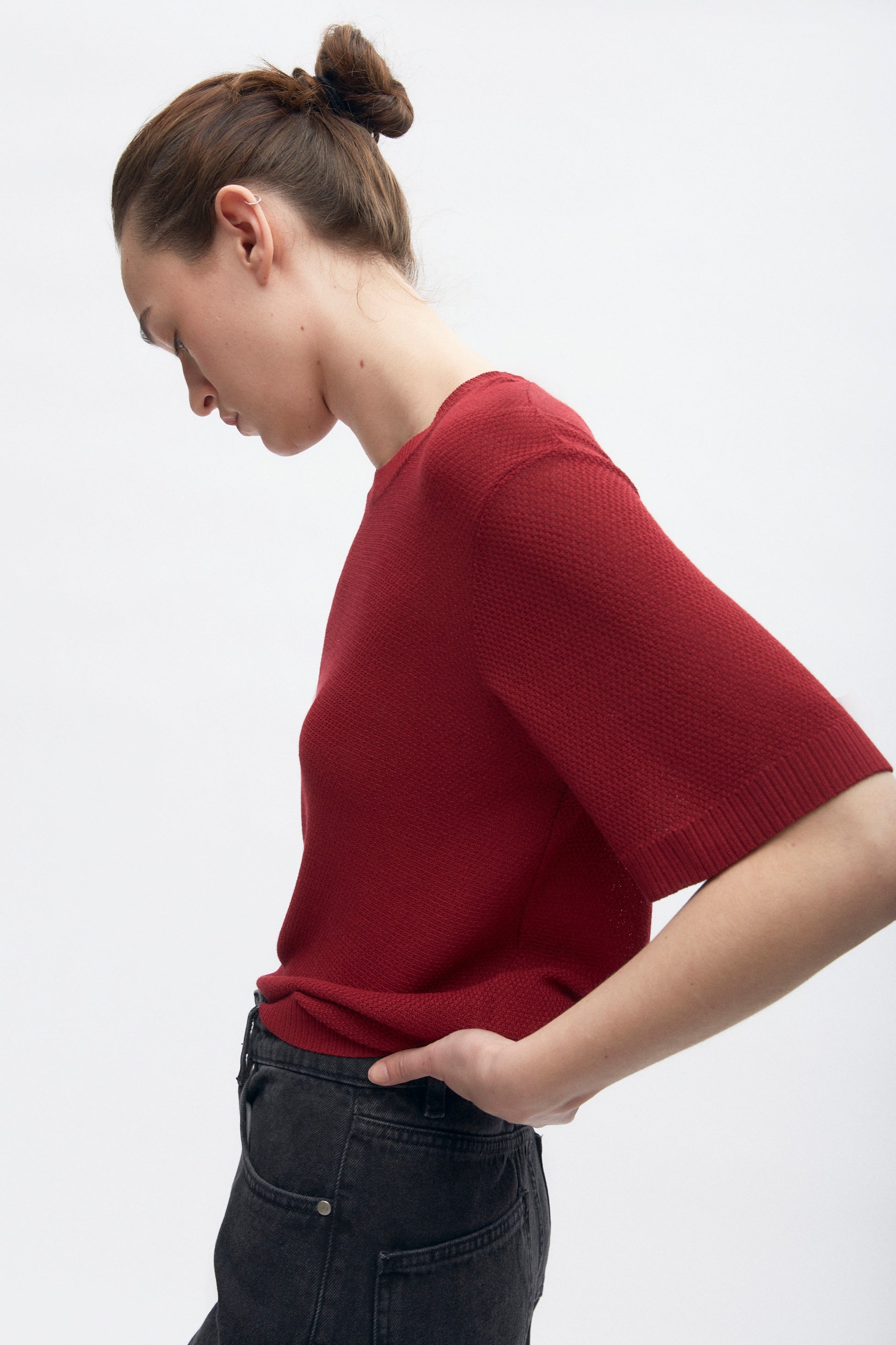 T-shirt en maille pour femme