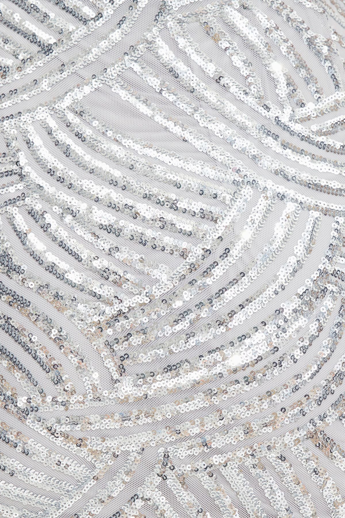 Mini-jupe ondulée à sequins Kylie