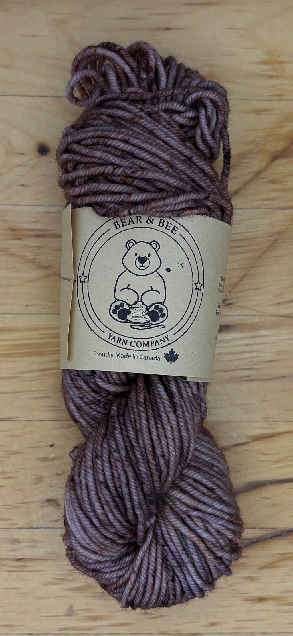 Superwash Merino - Worsted - 100g  Made in Canada