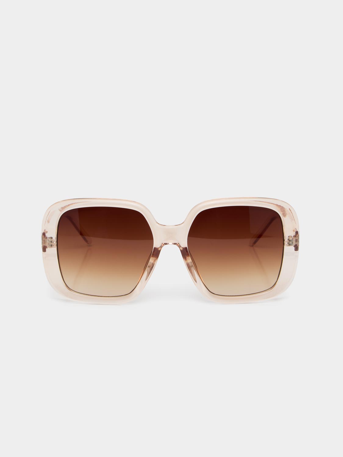 Clear Square Frame Sunglasses