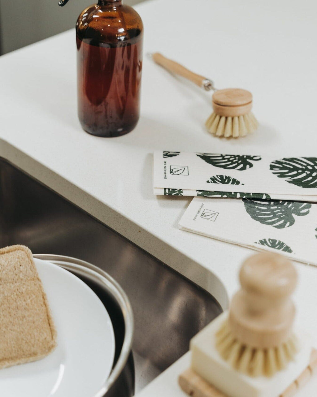 Lot de 2 torchons suédois