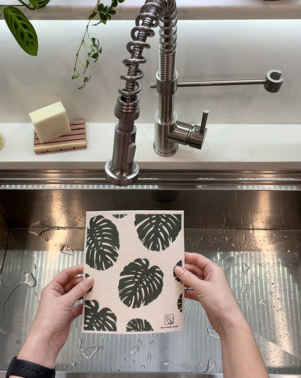 Lot de 2 torchons suédois