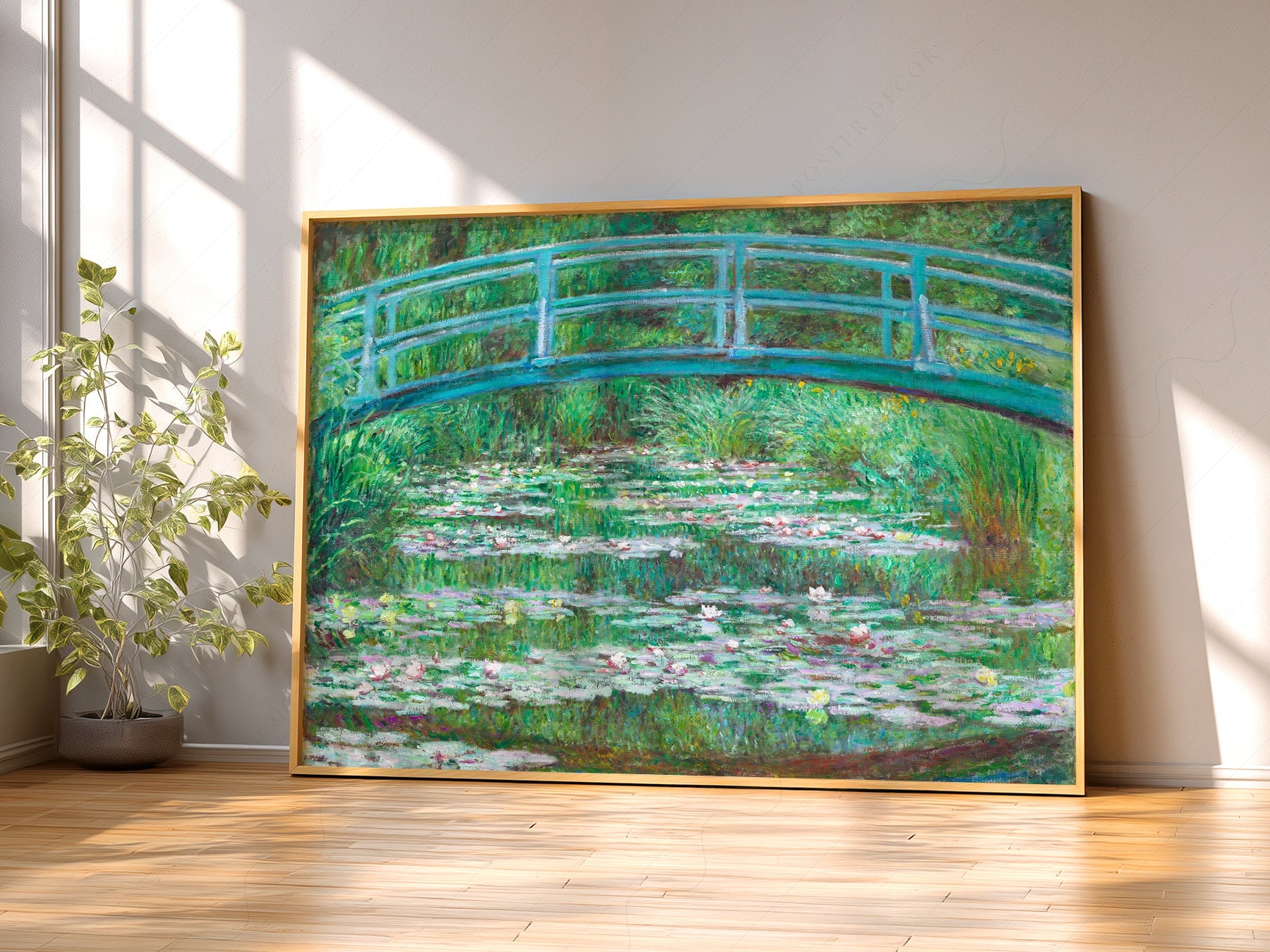 Claude Monet - Bridge over a Pond of Water Lilies - Museum Art Print