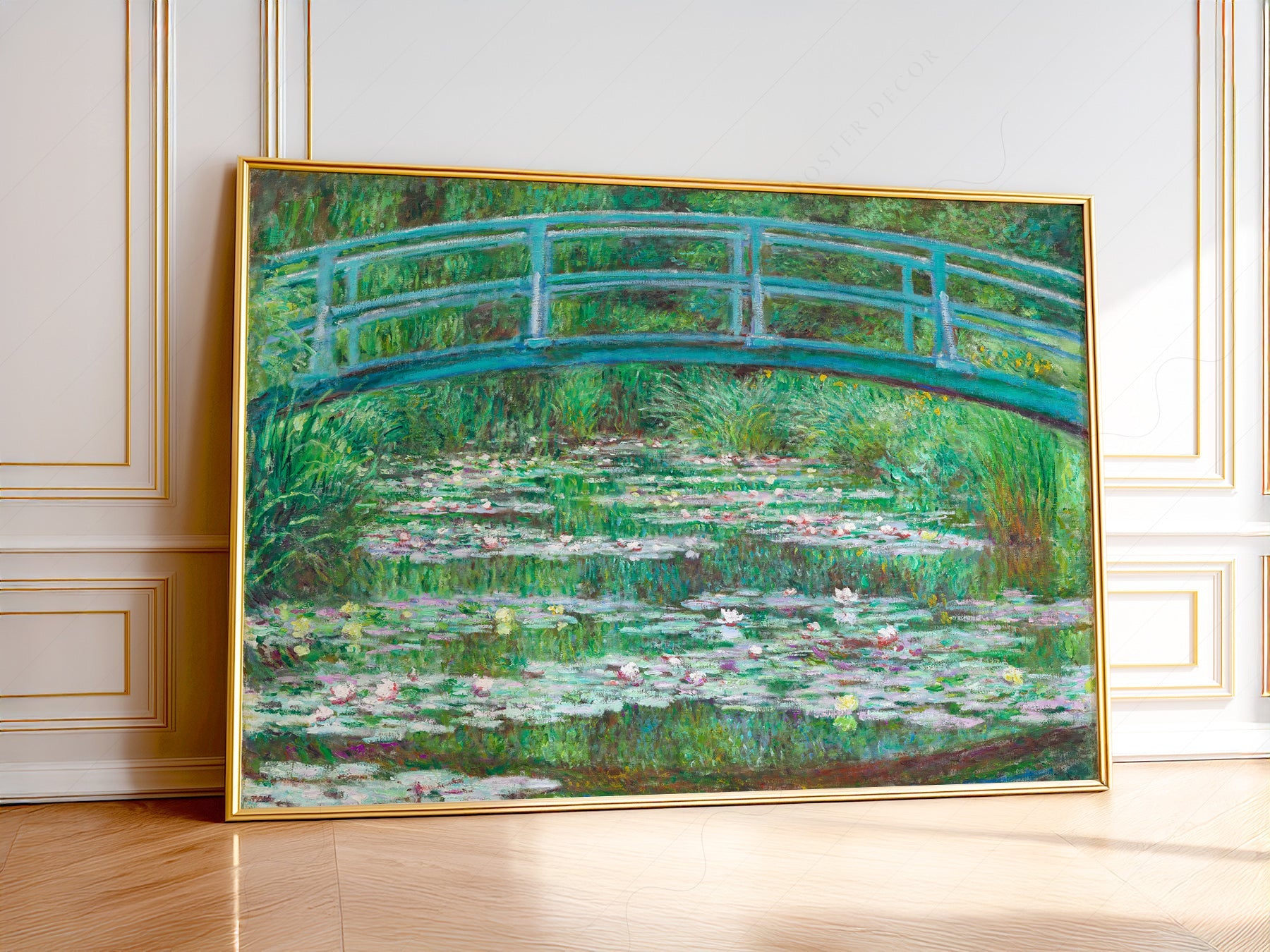 Claude Monet - Bridge over a Pond of Water Lilies - Museum Art Print