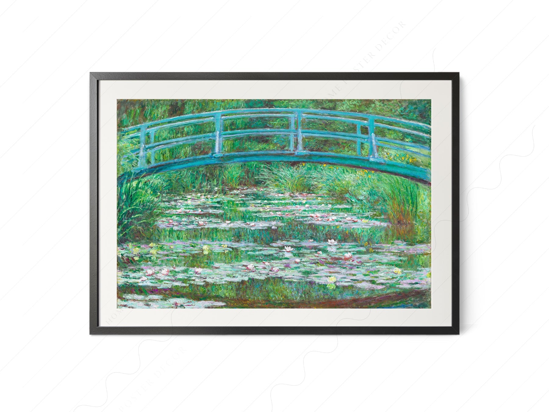 Claude Monet - Bridge over a Pond of Water Lilies - Museum Art Print