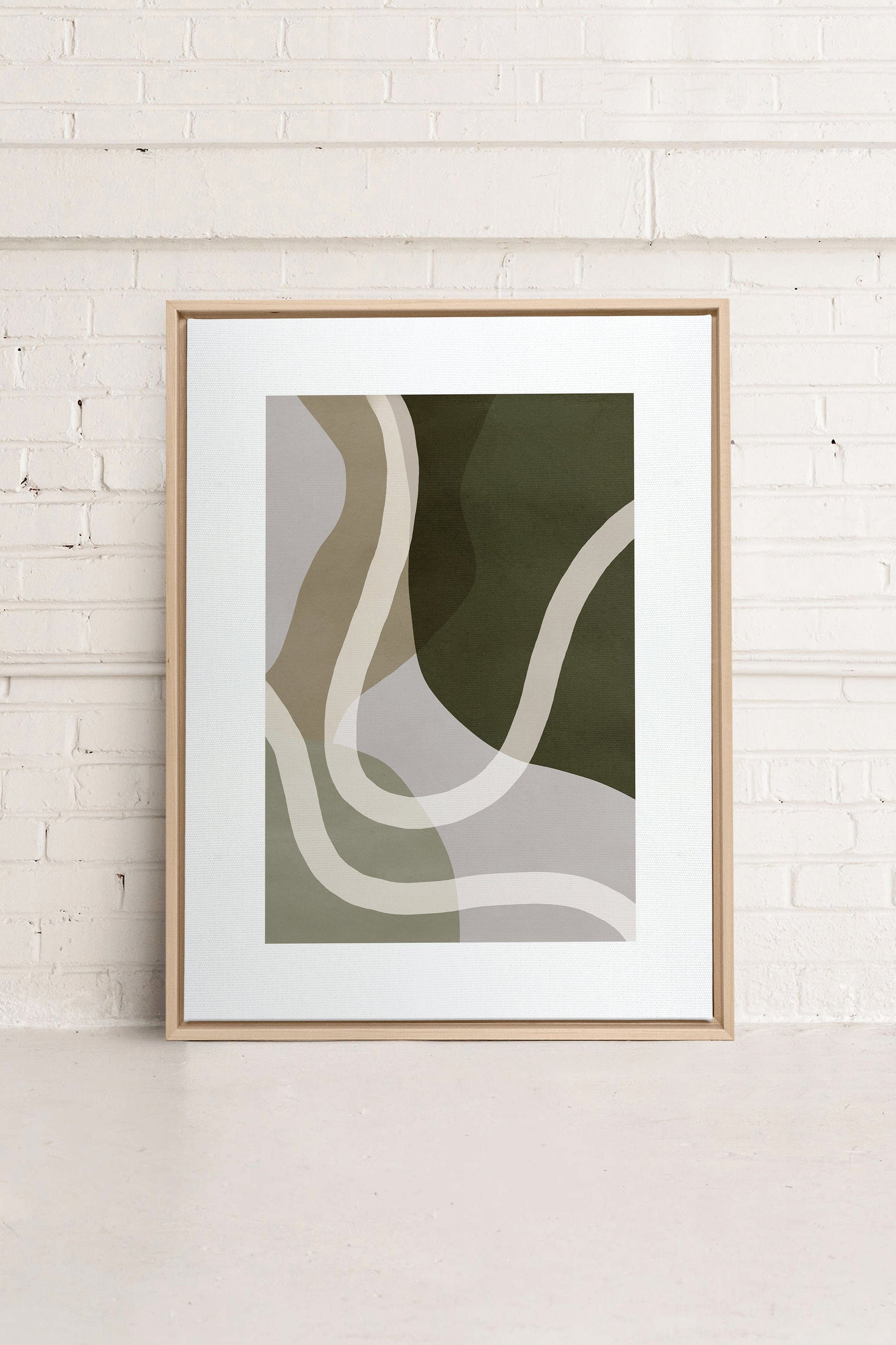 AUTUMN WHIRL, Stretched Canvas Artwork