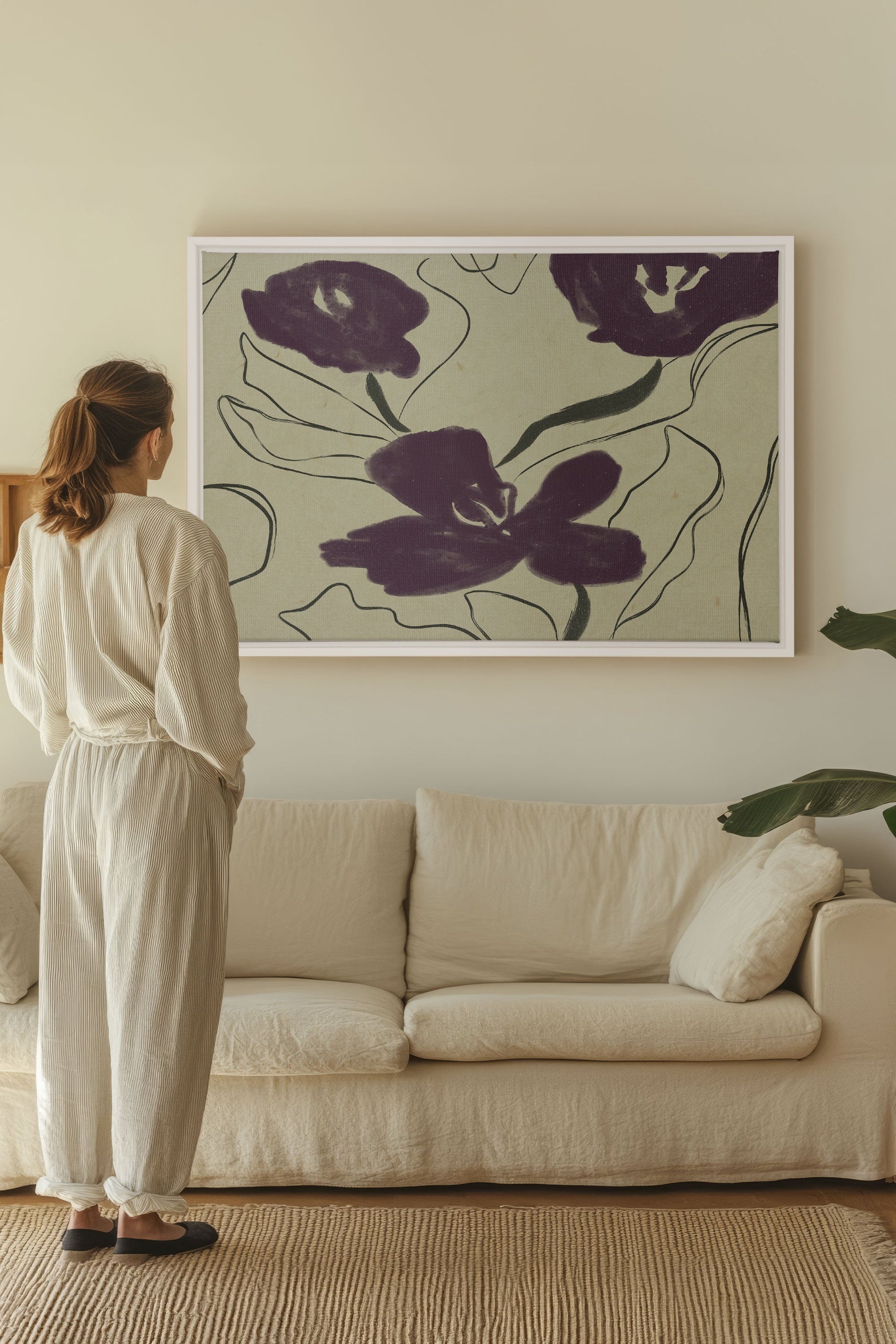 VELVET GARDEN, Stretched Canvas Artwork