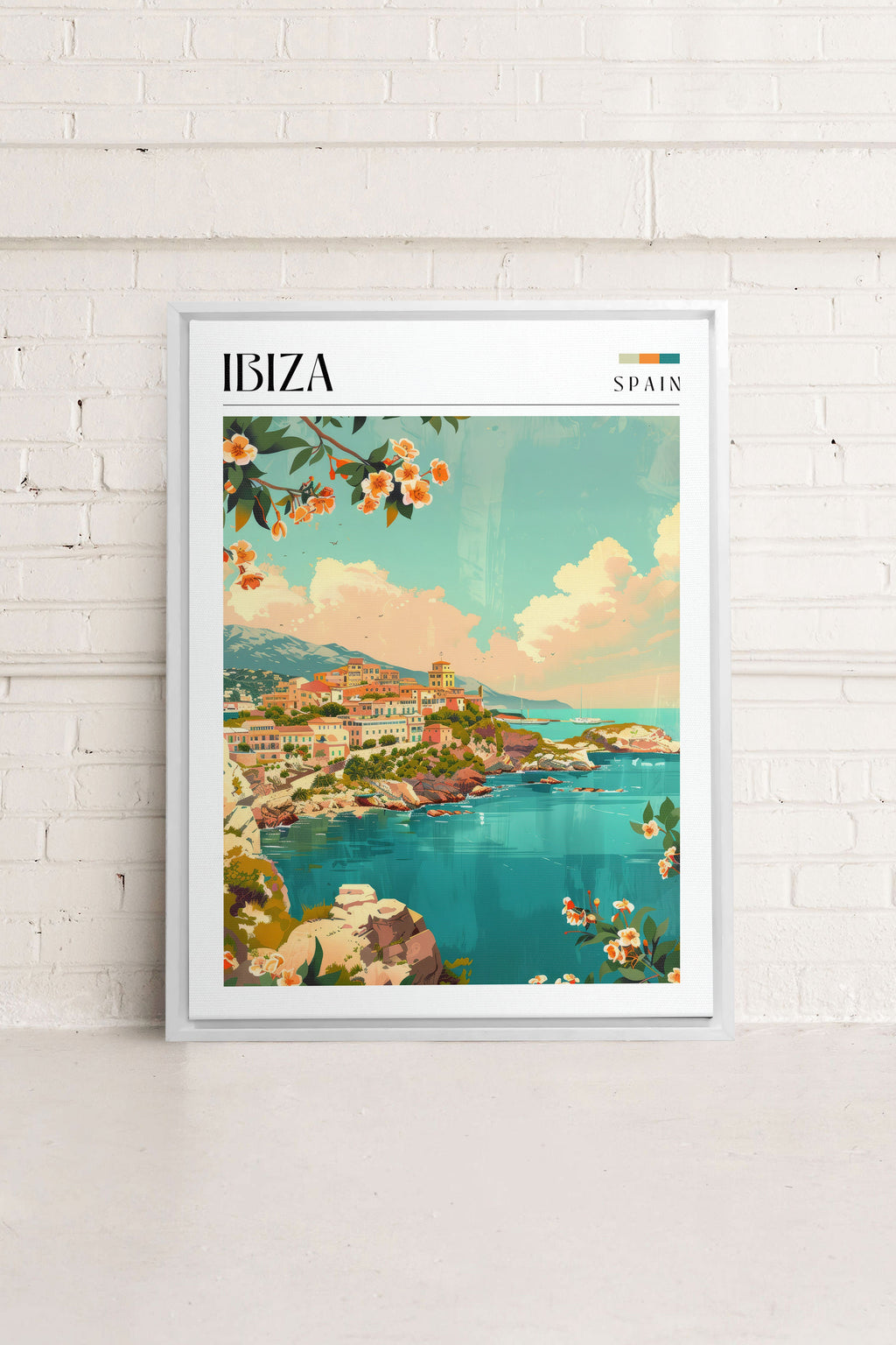 Ibiza, Stretched Canvas Artwork