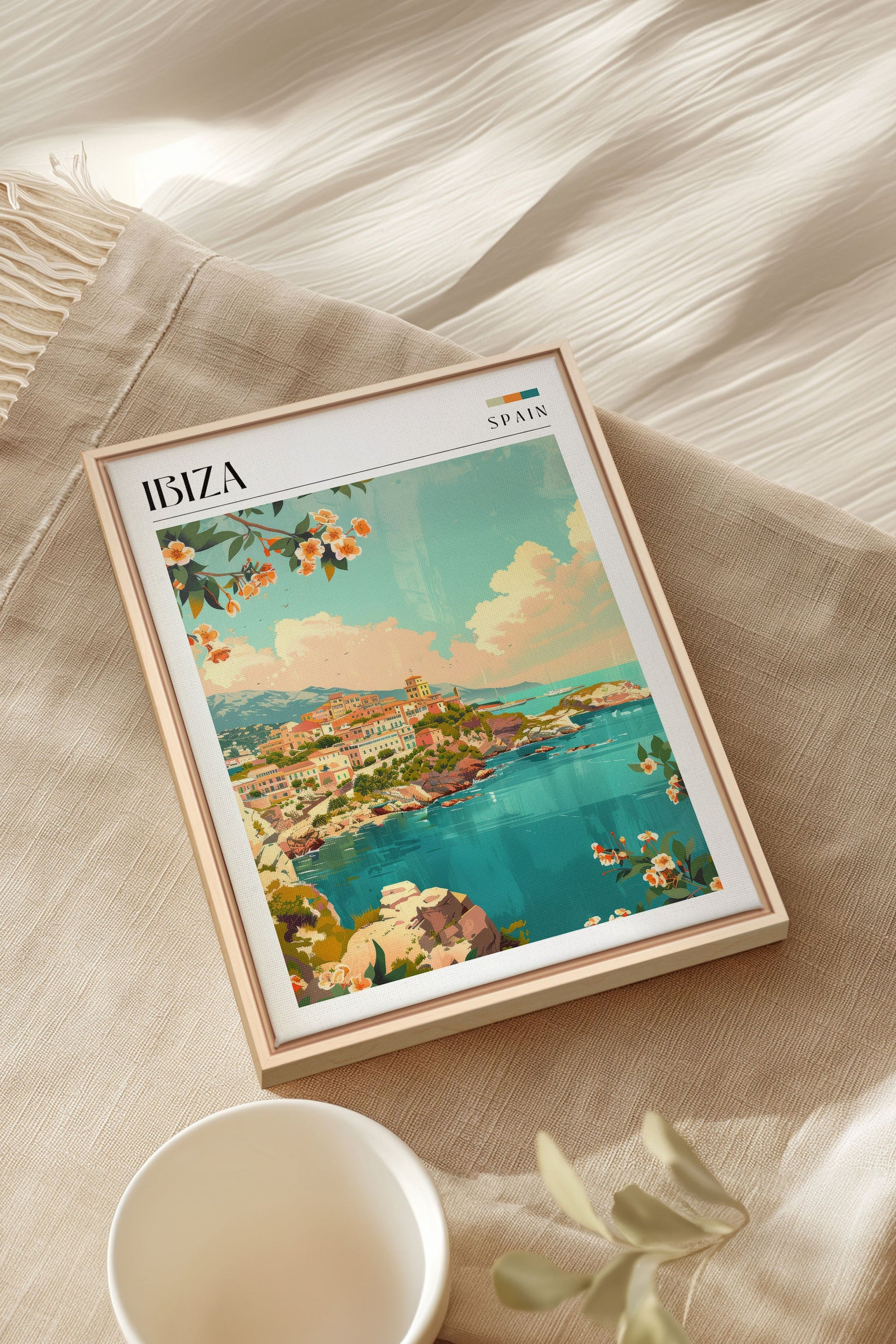 Ibiza, Stretched Canvas Artwork