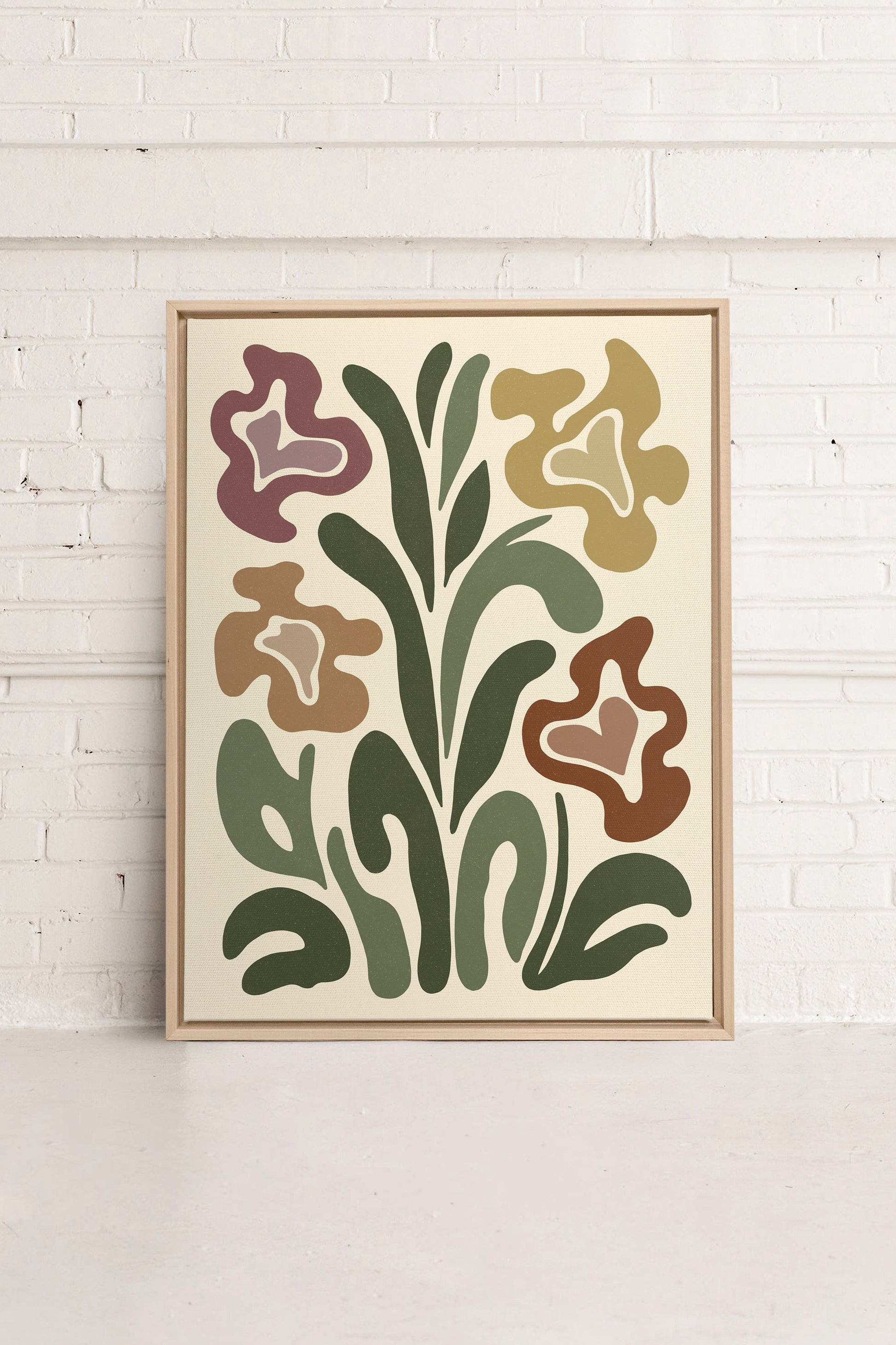 Trippy Botanicals, Stretched Canvas Artwork