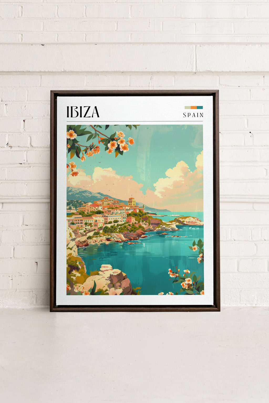 Ibiza, Stretched Canvas Artwork