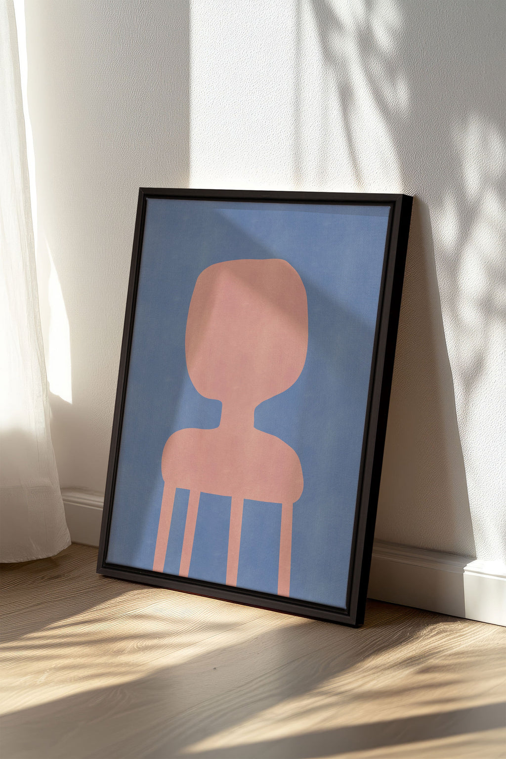 The Pink Chair, Stretched Canvas Artwork