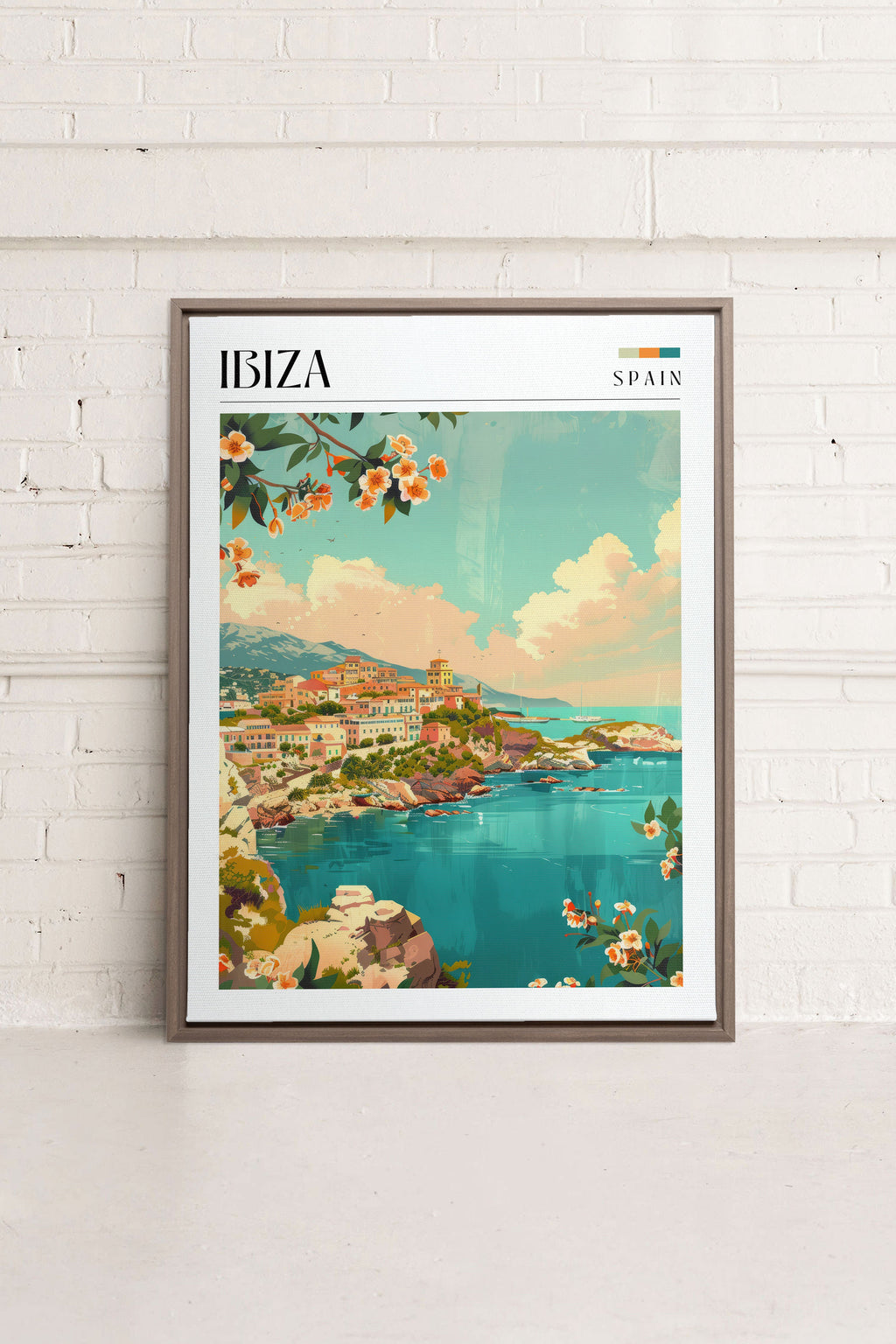 Ibiza, Stretched Canvas Artwork