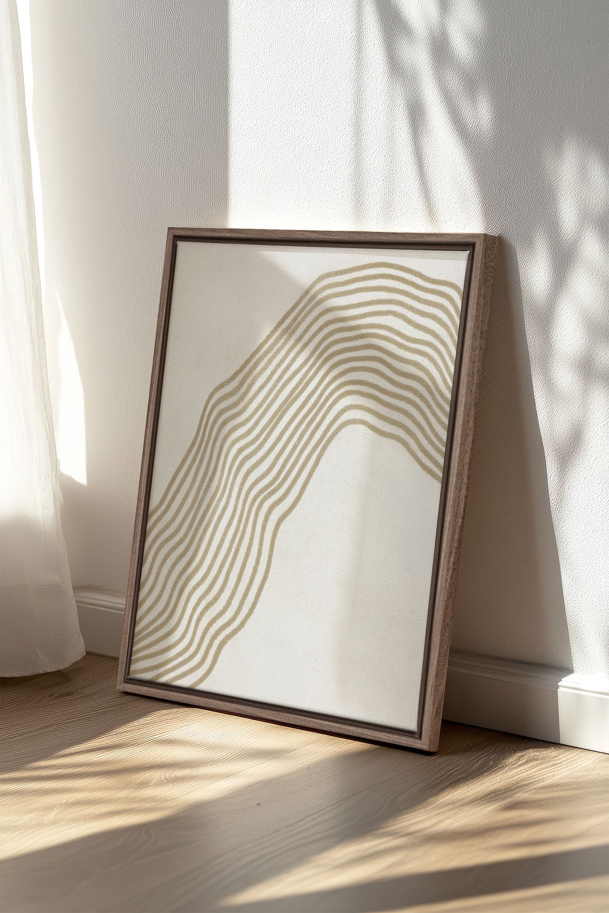SANDLINES, Stretched Canvas Artwork
