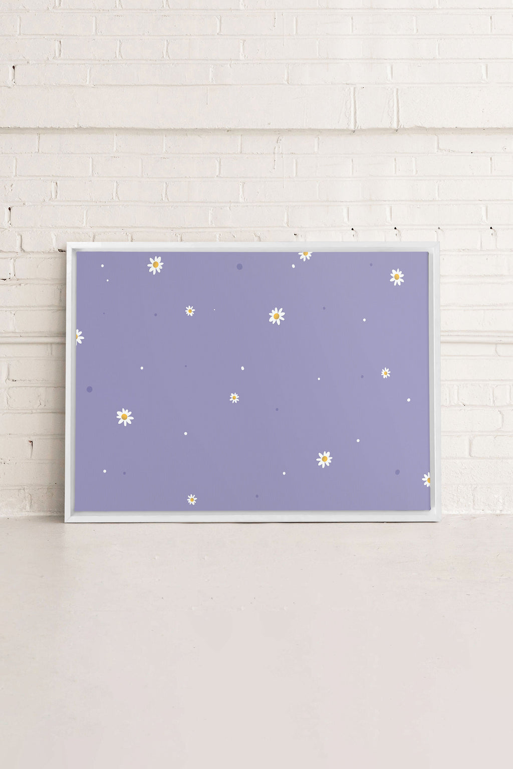 Moon Flowers, Stretched Canvas Artwork