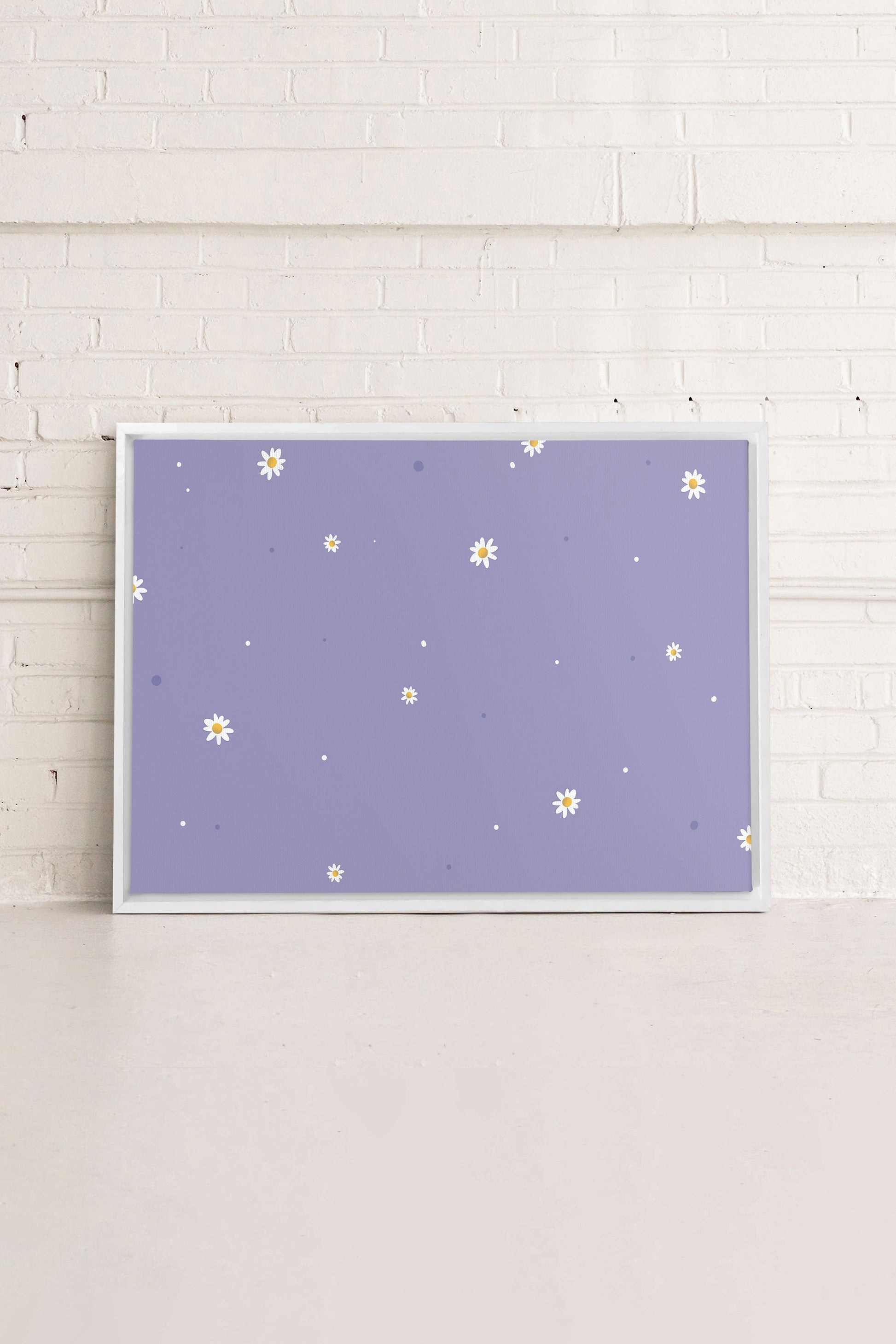 Moon Flowers, Stretched Canvas Artwork