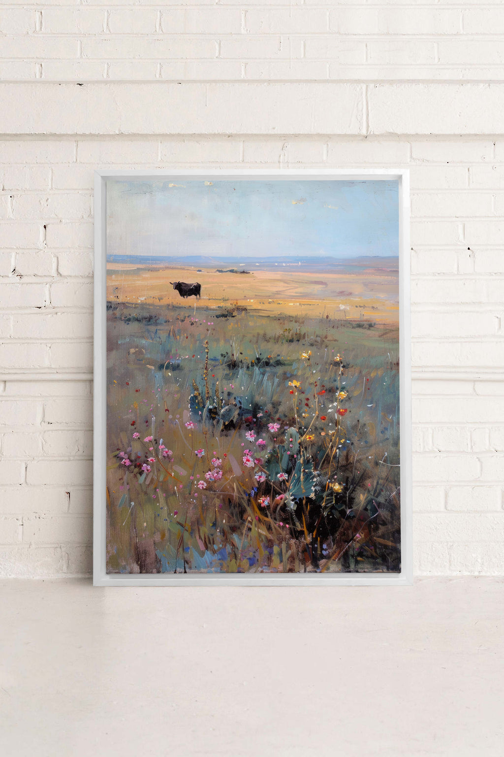 RAINBOW FIELD, Stretched Canvas Artwork