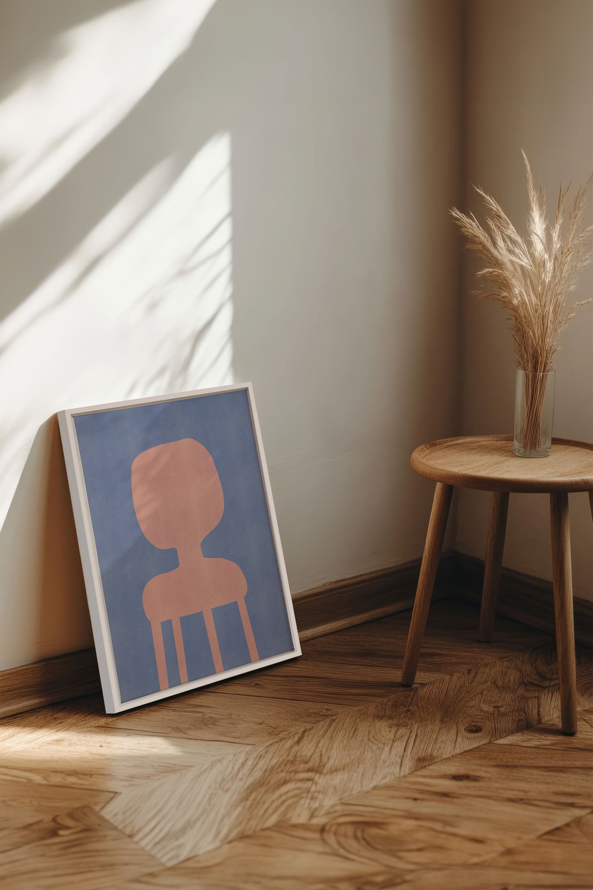 The Pink Chair, Stretched Canvas Artwork