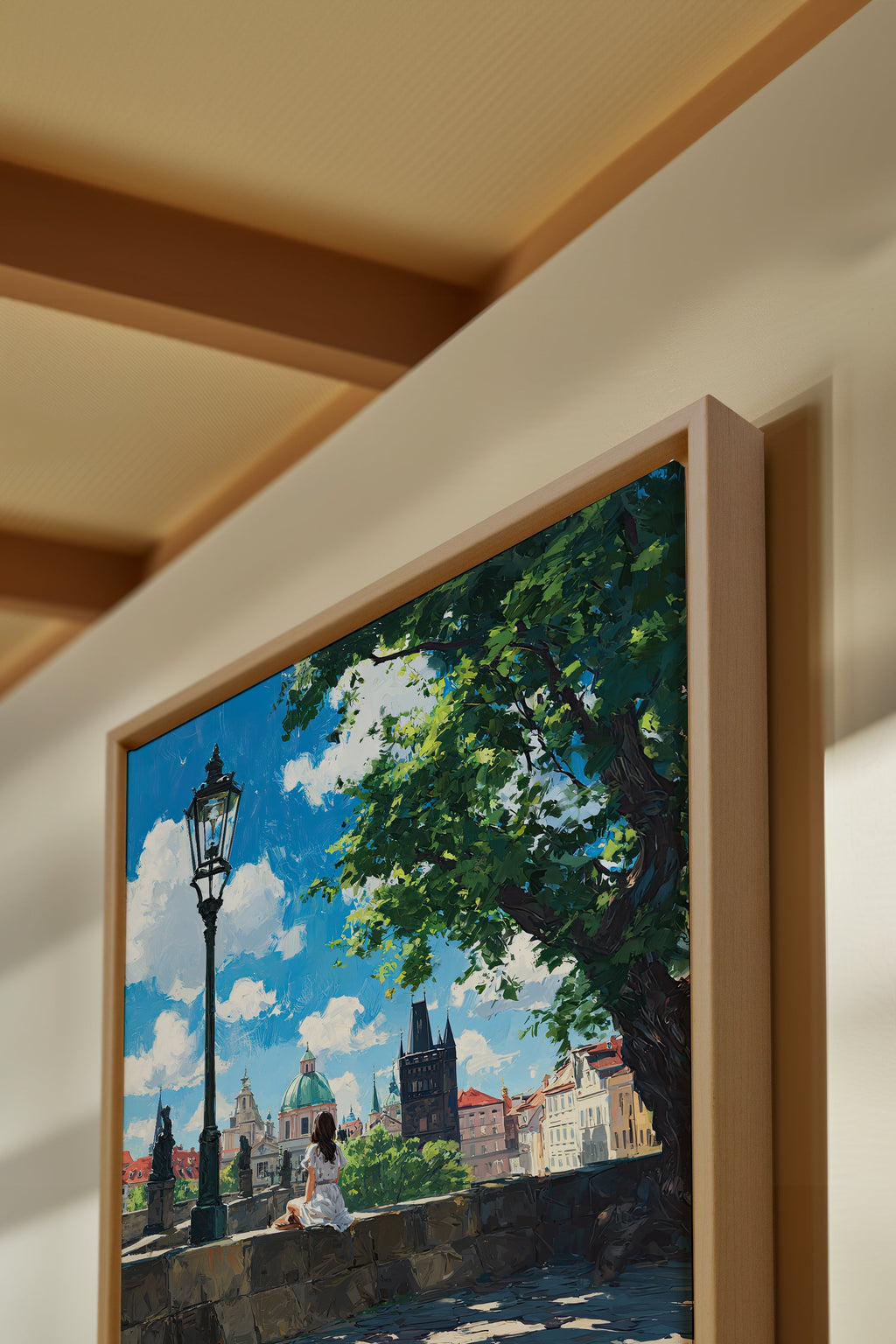 PRAGUE REVERIE, Stretched Canvas Artwork