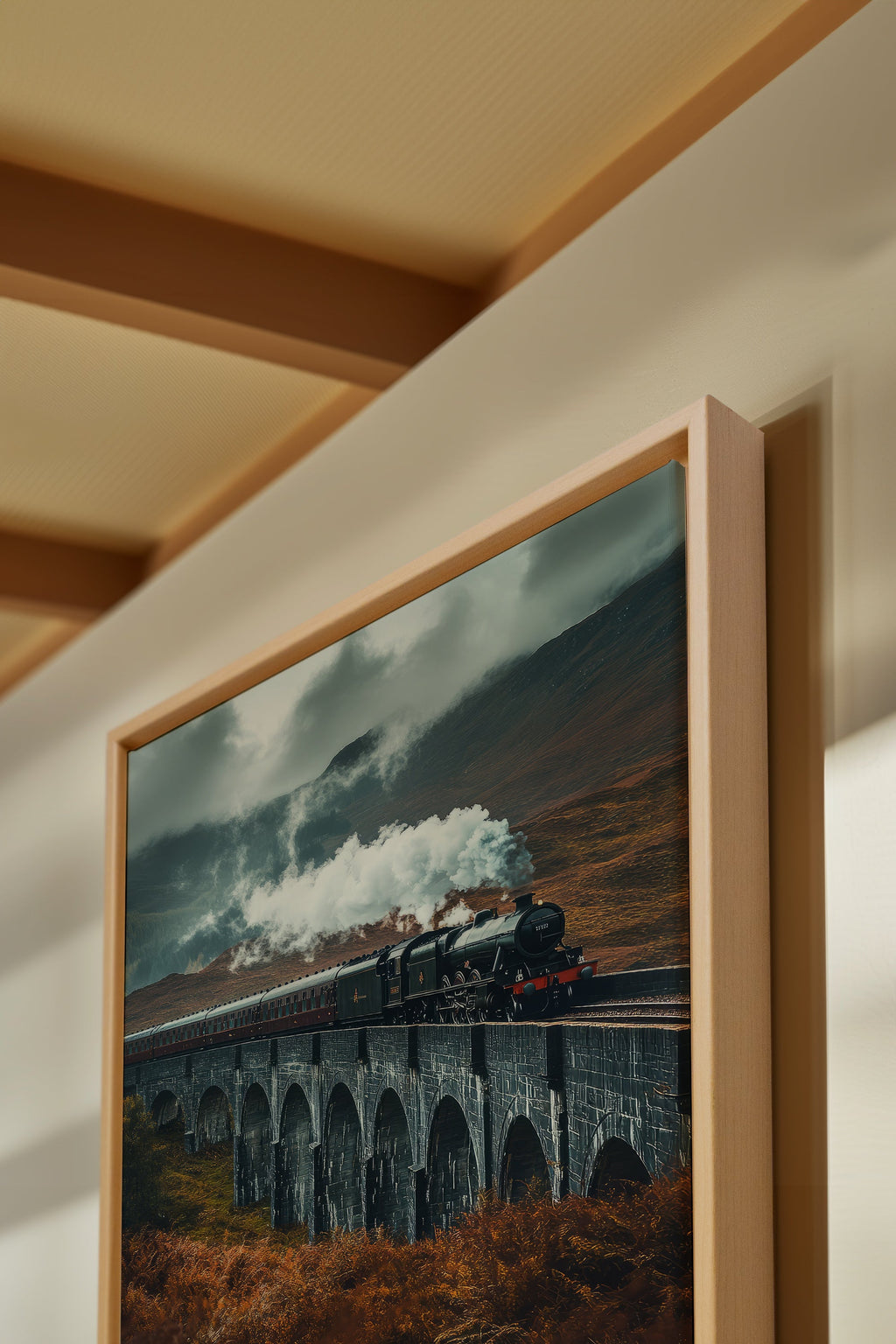 BRIDGE OF MIST, Stretched Canvas Artwork