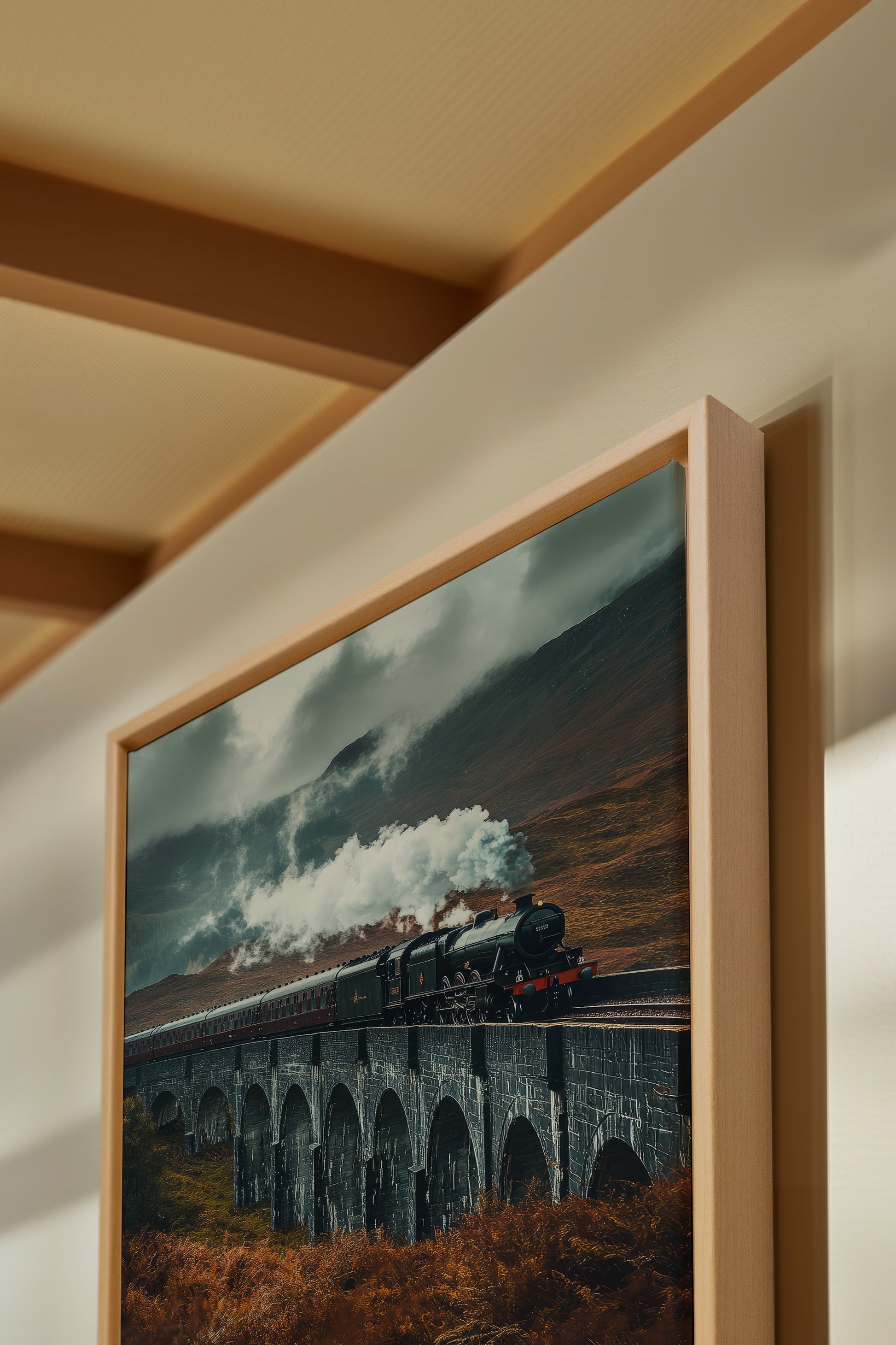 BRIDGE OF MIST, Stretched Canvas Artwork