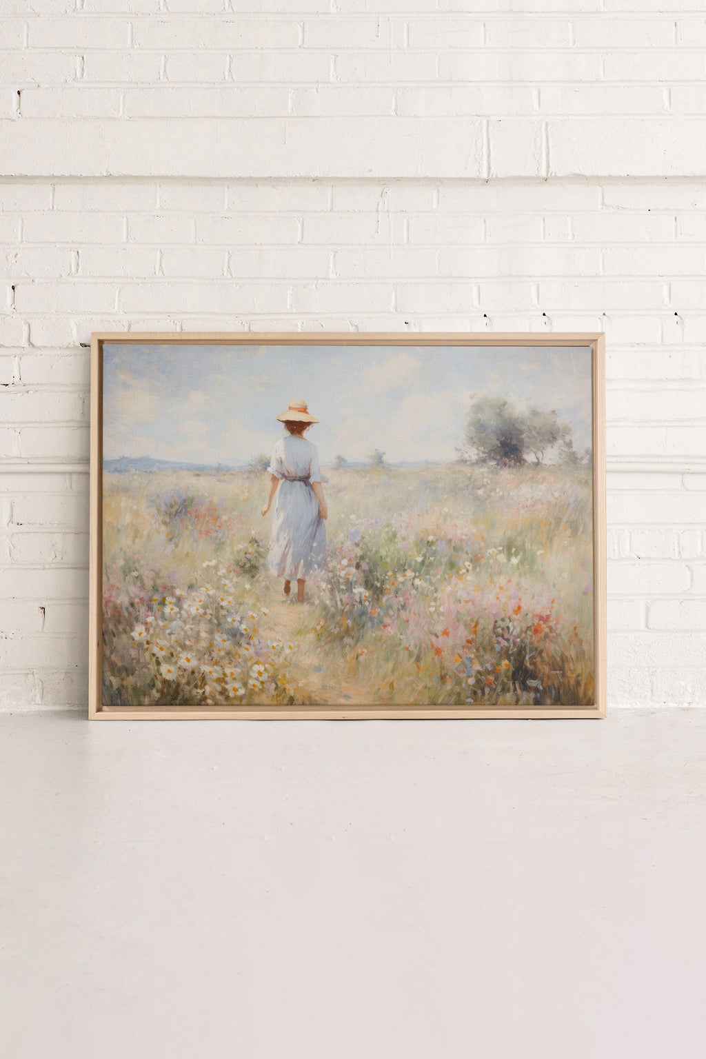 Pastel Meadows, Stretched Canvas Artwork