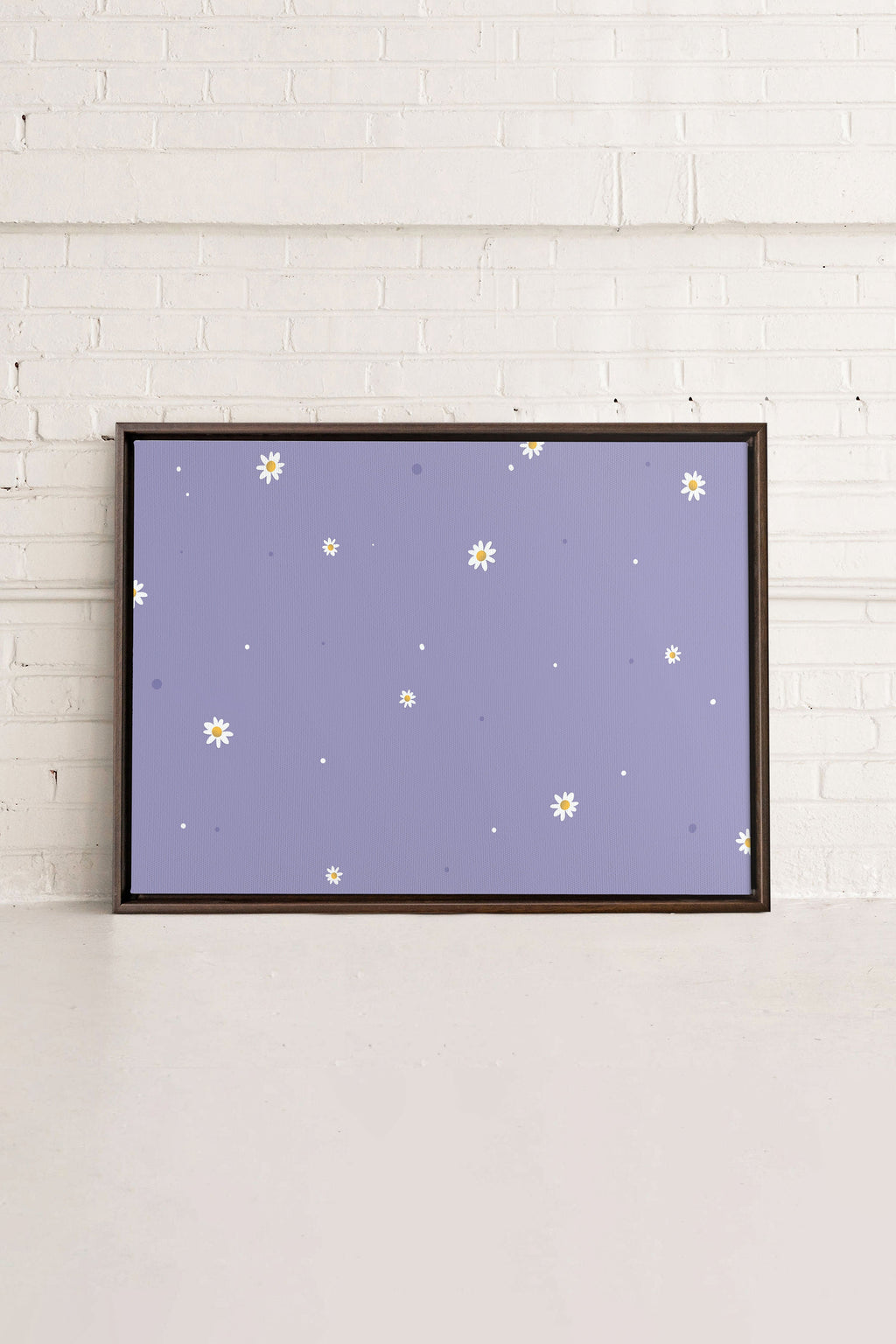 Moon Flowers, Stretched Canvas Artwork