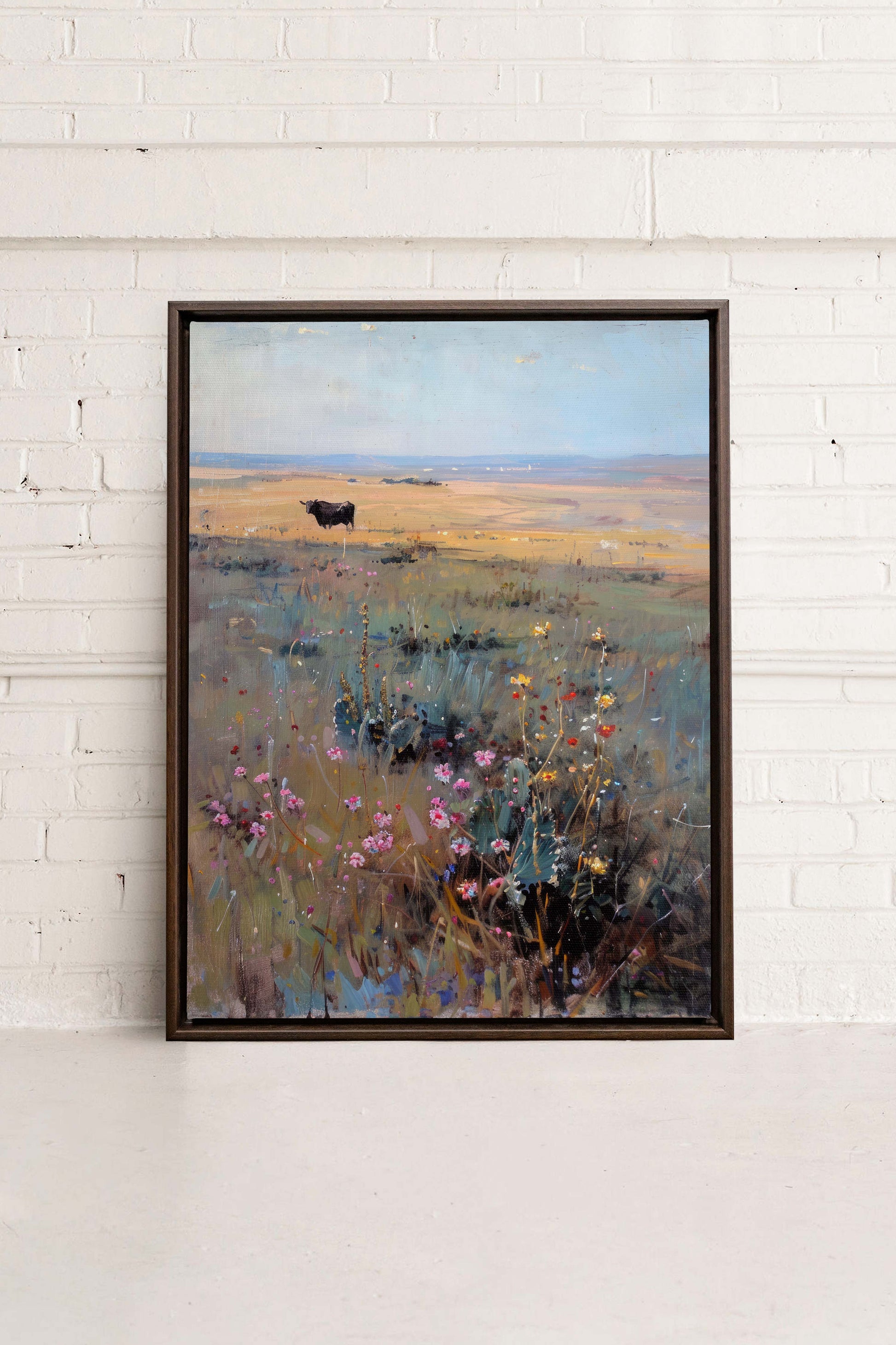 RAINBOW FIELD, Stretched Canvas Artwork