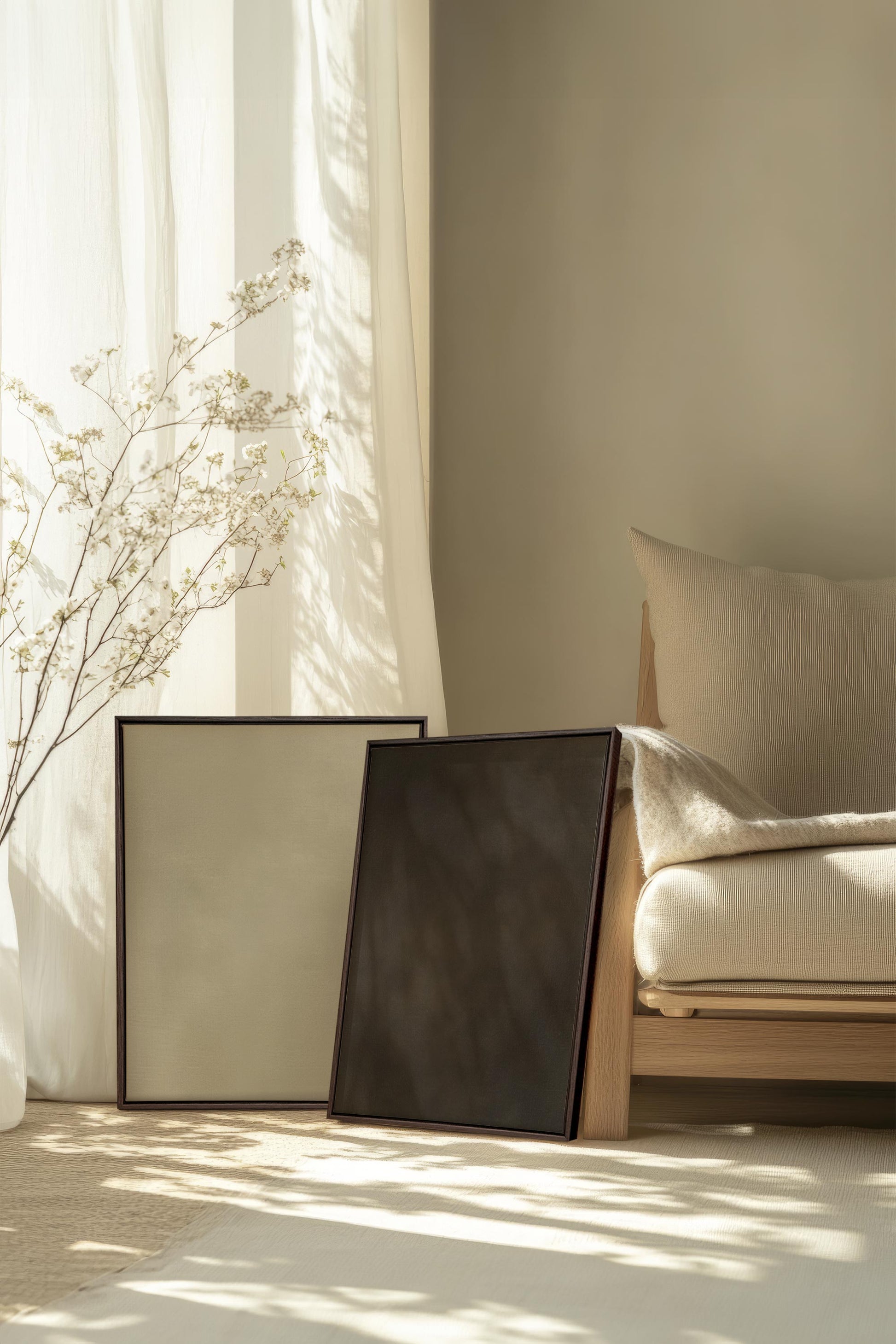 VELVET GLOW DUO (2 Stretched Canvas Works)