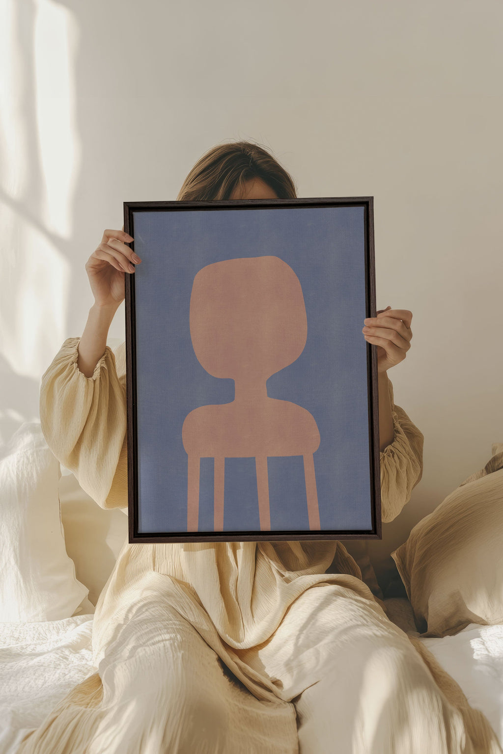 The Pink Chair, Stretched Canvas Artwork