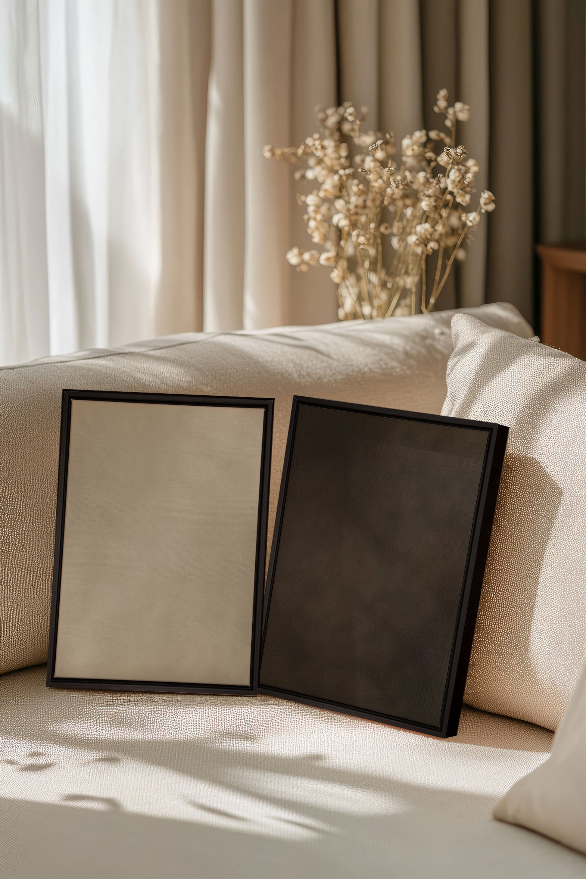 VELVET GLOW DUO (2 Stretched Canvas Works)