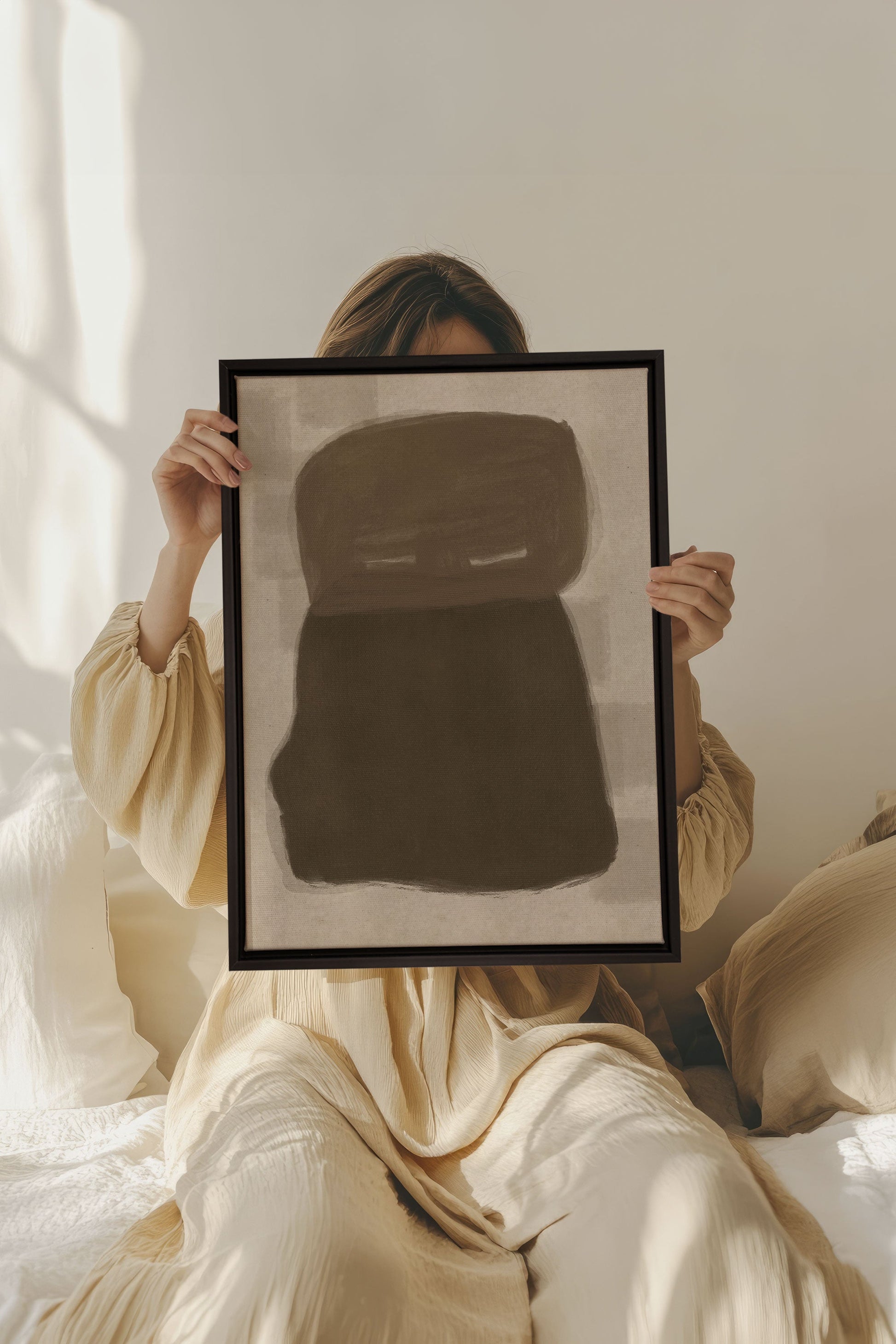 Clay Shadows, Stretched Canvas Artwork