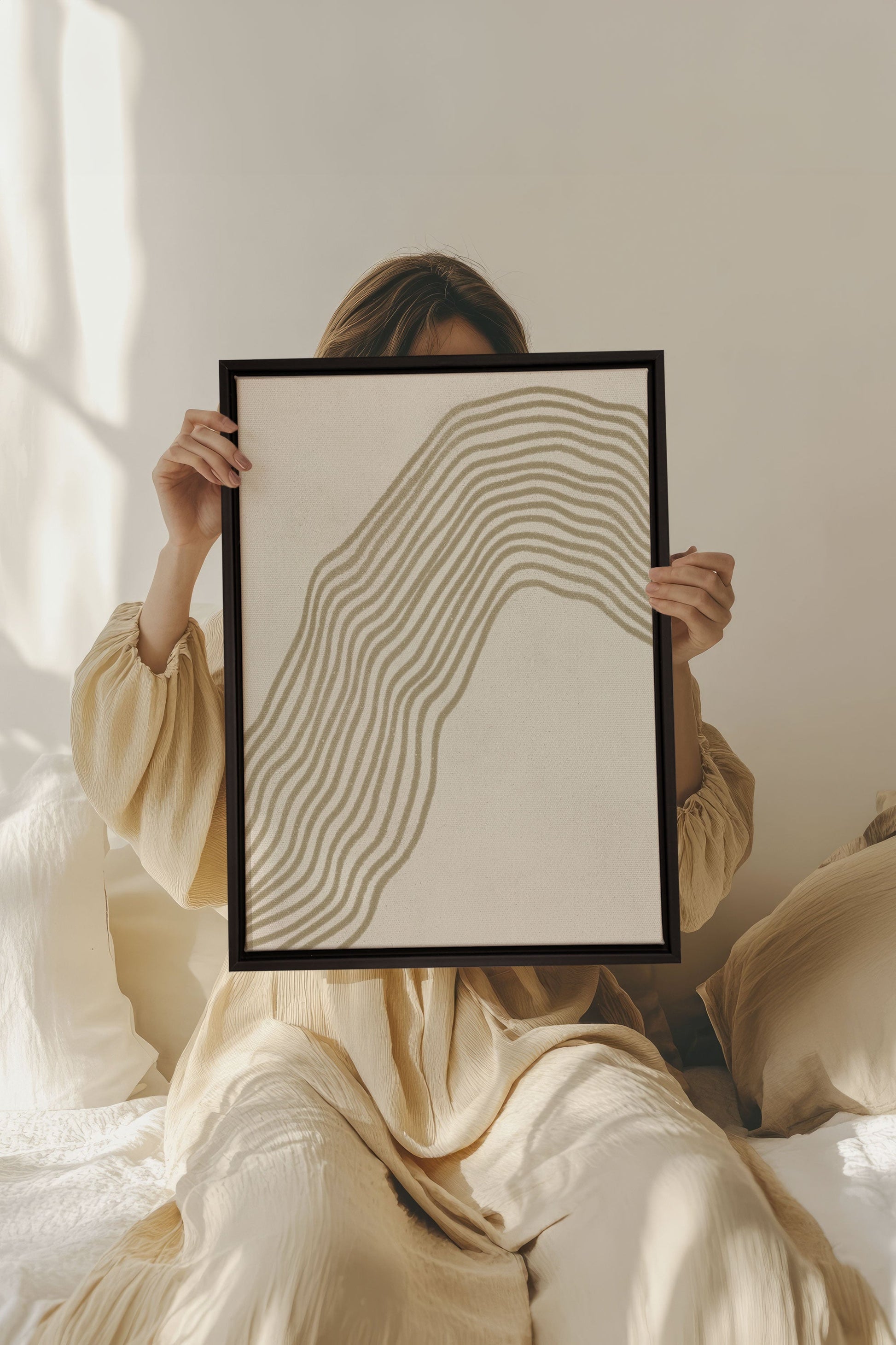 SANDLINES, Stretched Canvas Artwork