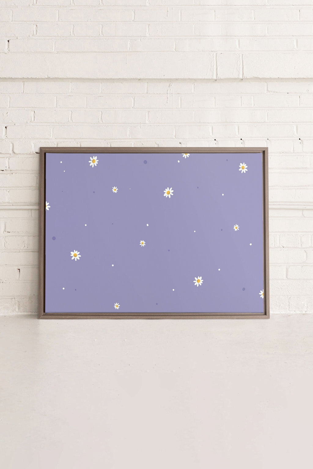 Moon Flowers, Stretched Canvas Artwork