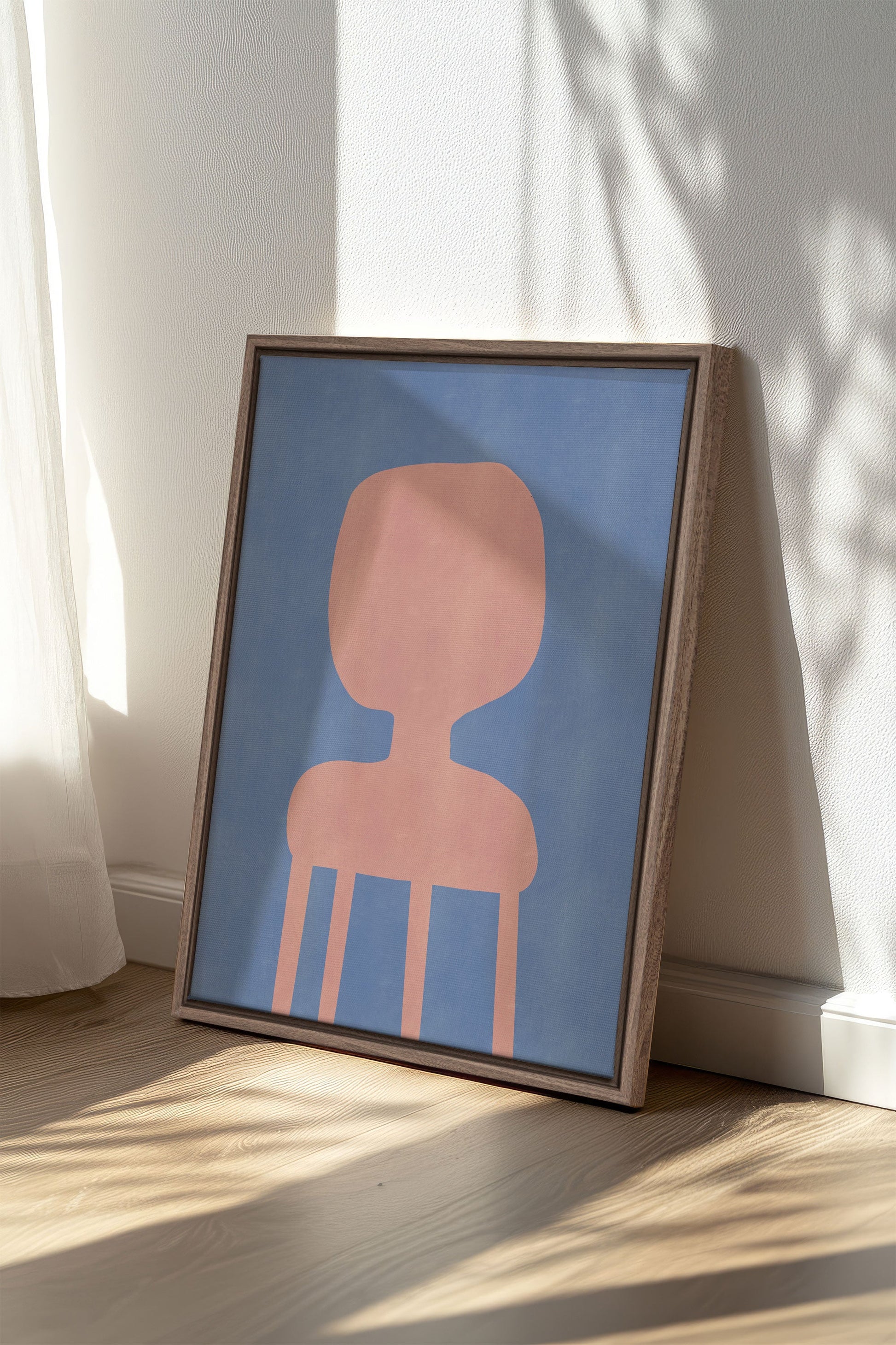 The Pink Chair, Stretched Canvas Artwork