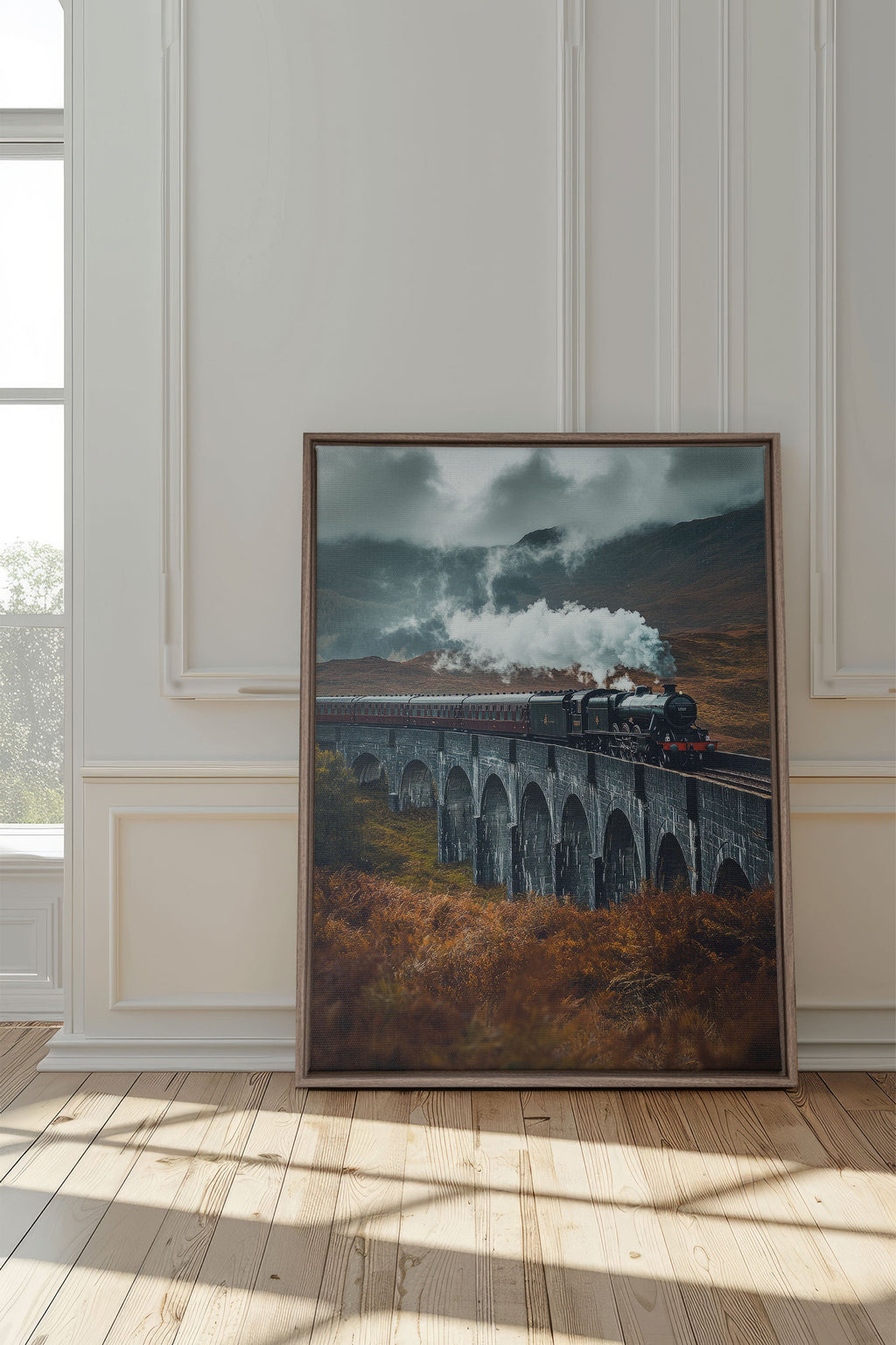 BRIDGE OF MIST, Stretched Canvas Artwork