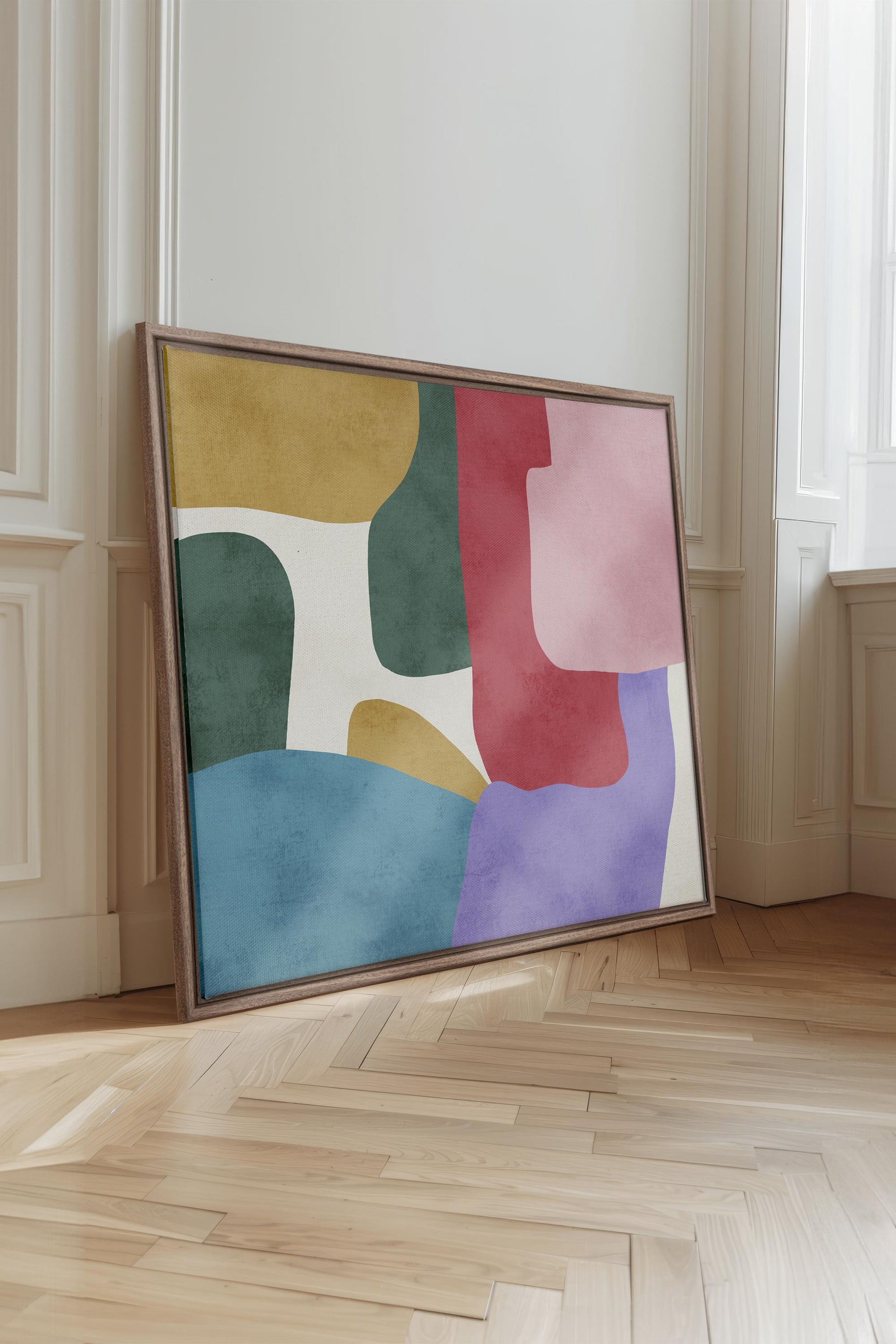 SOFT MOSAIC, Stretched Canvas Artwork