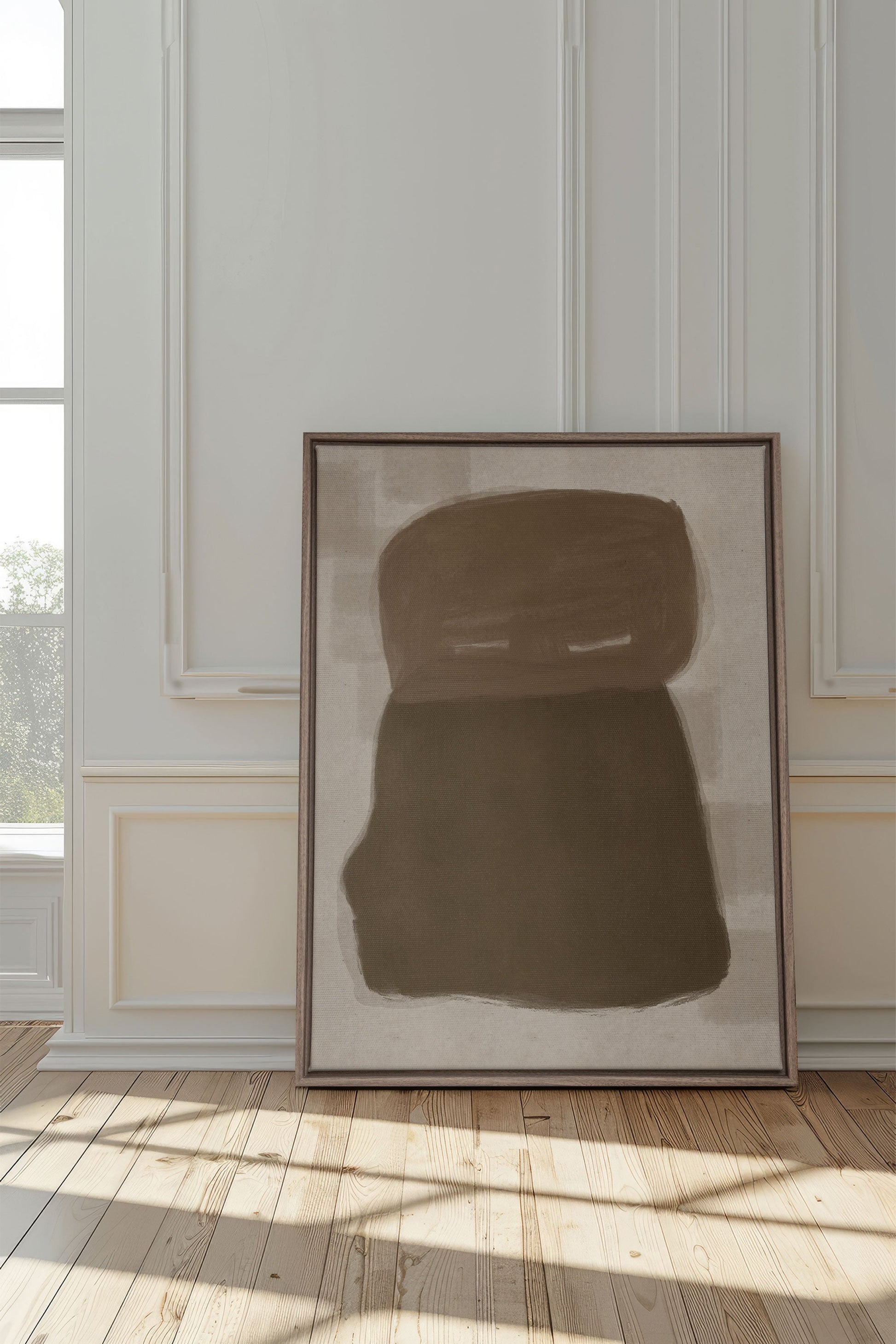 Clay Shadows, Stretched Canvas Artwork